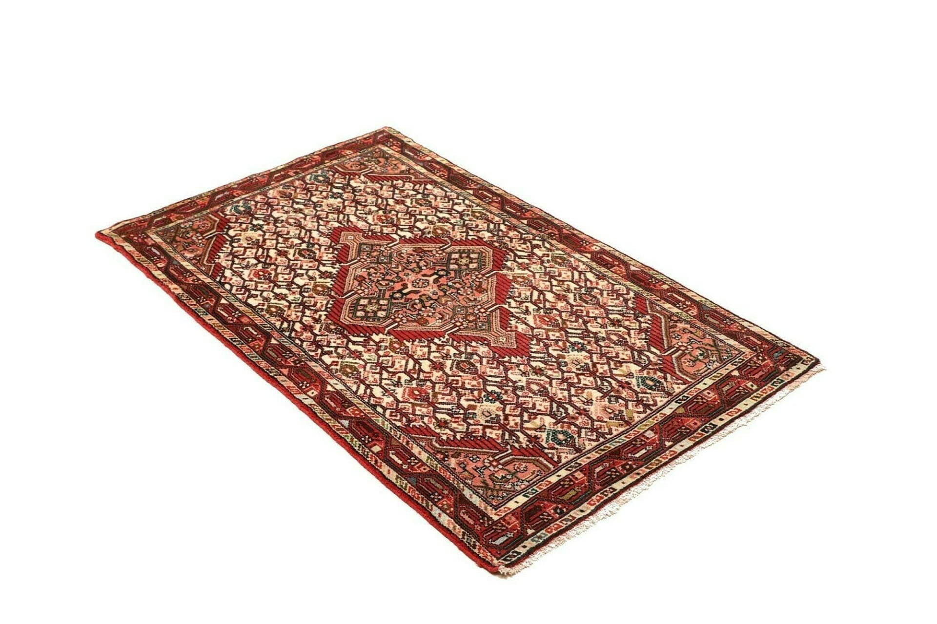 Hamadan Herati Perserteppich aus Iran, 86 × 142 cm