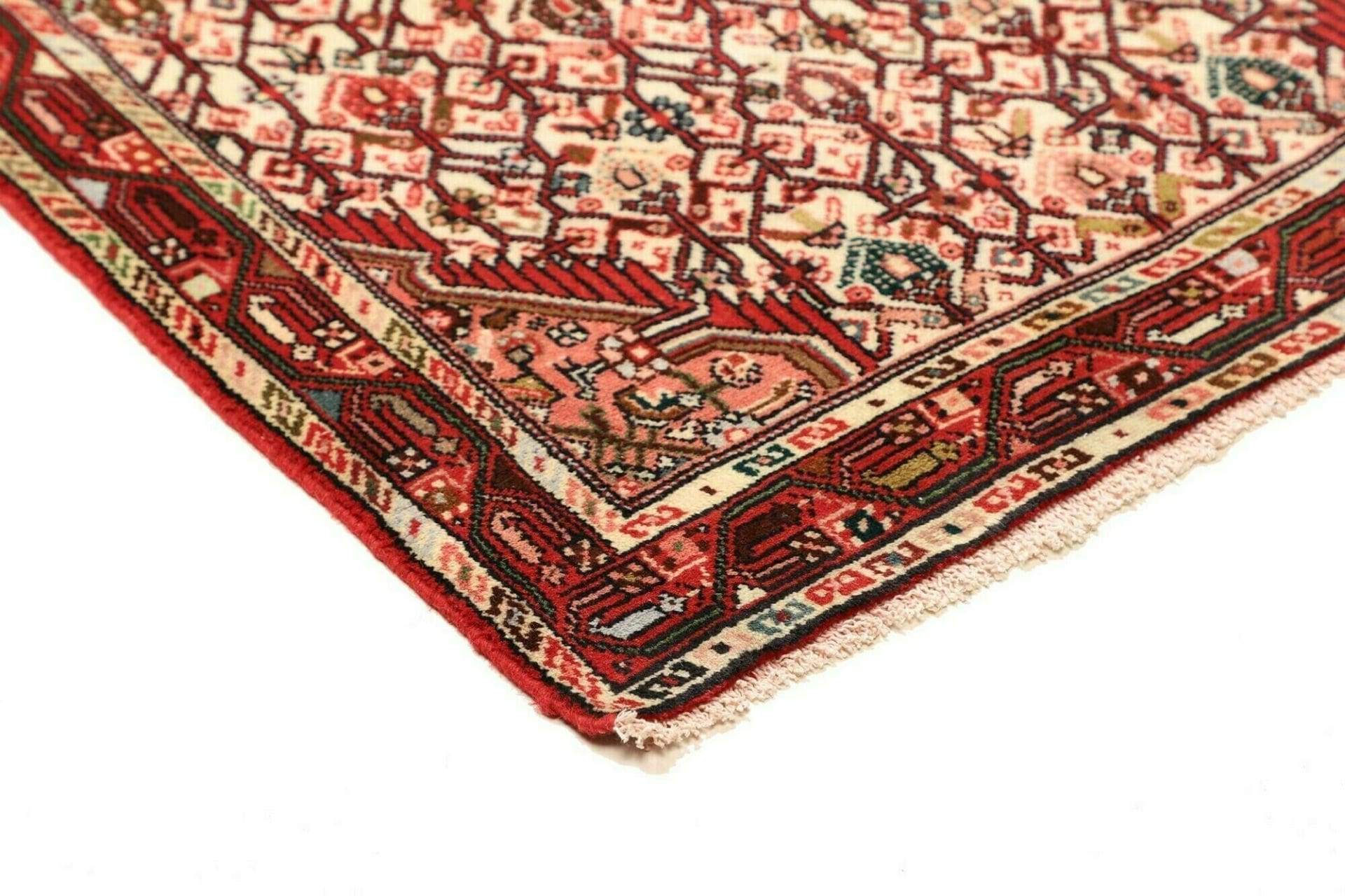Hamadan Herati Perserteppich aus Iran, 86 × 142 cm