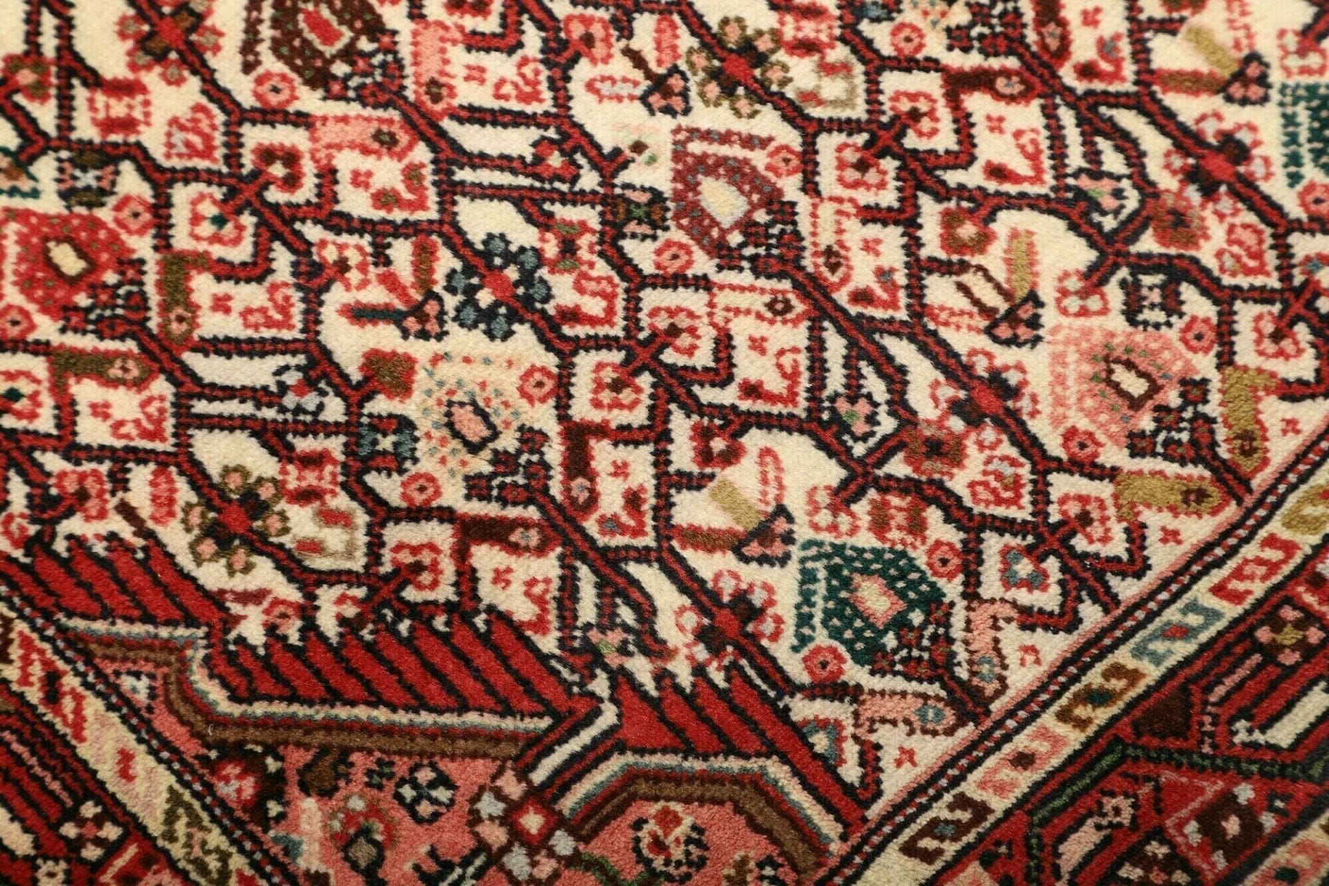 Hamadan Herati Perserteppich aus Iran, 86 × 142 cm