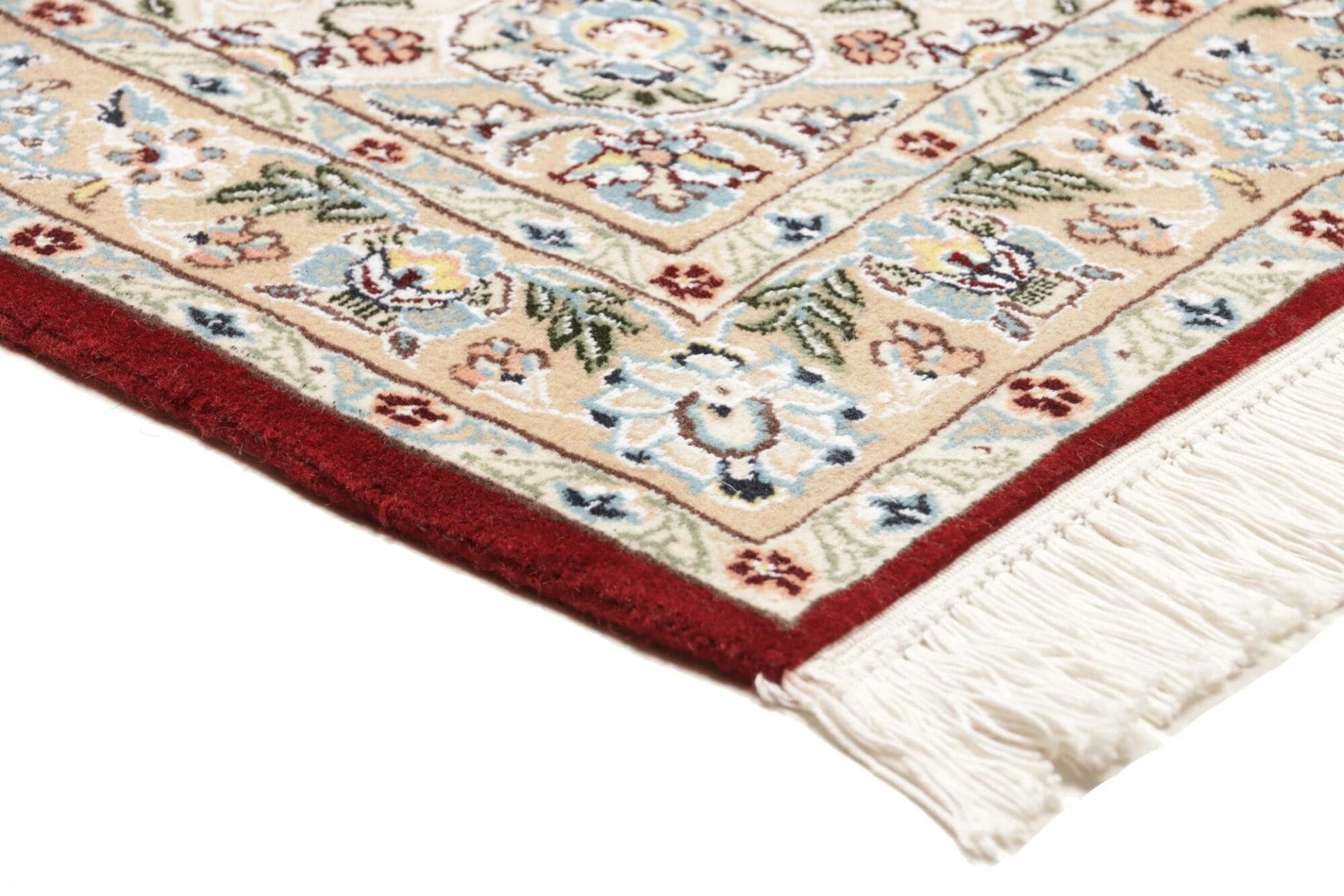 nain-teppich-103-x-160cm-florale-muster-handgeknupft-perserteppich-5 Nain Perserteppich aus Iran, 103 × 160 cm