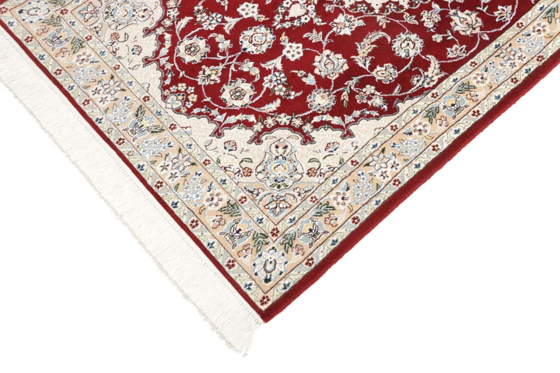 nain-teppich-103-x-160cm-florale-muster-handgeknupft-perserteppich-7 Nain Perserteppich aus Iran, 103 × 160 cm