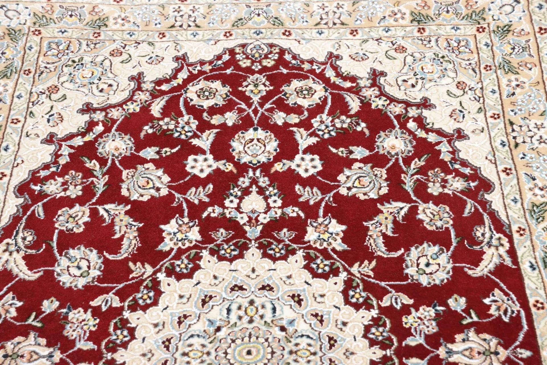 nain-teppich-103-x-160cm-florale-muster-handgeknupft-perserteppich-9 Nain Perserteppich aus Iran, 103 × 160 cm