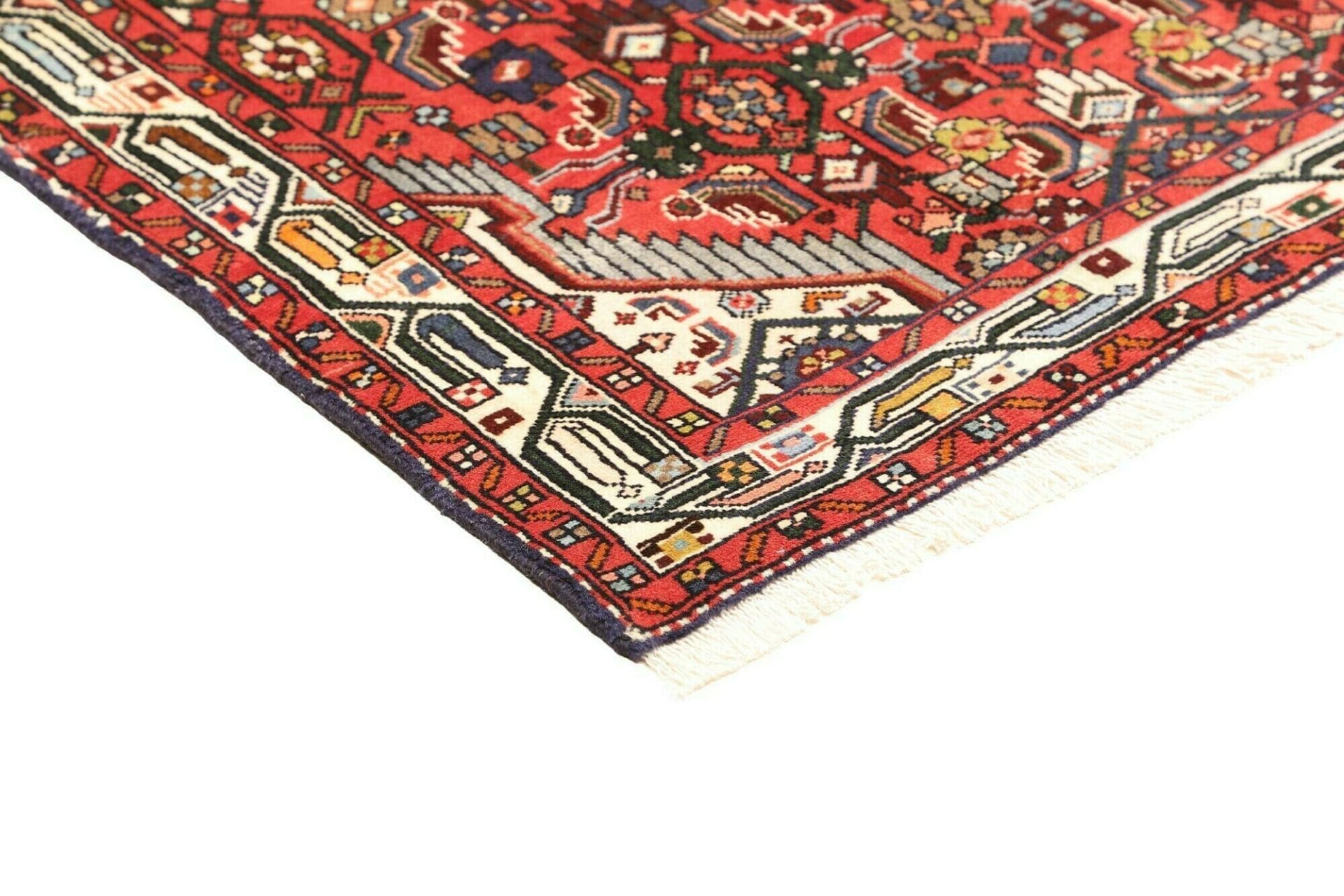Handgeknüpfter Hamadan Herati Perserteppich 100 × 150 cm