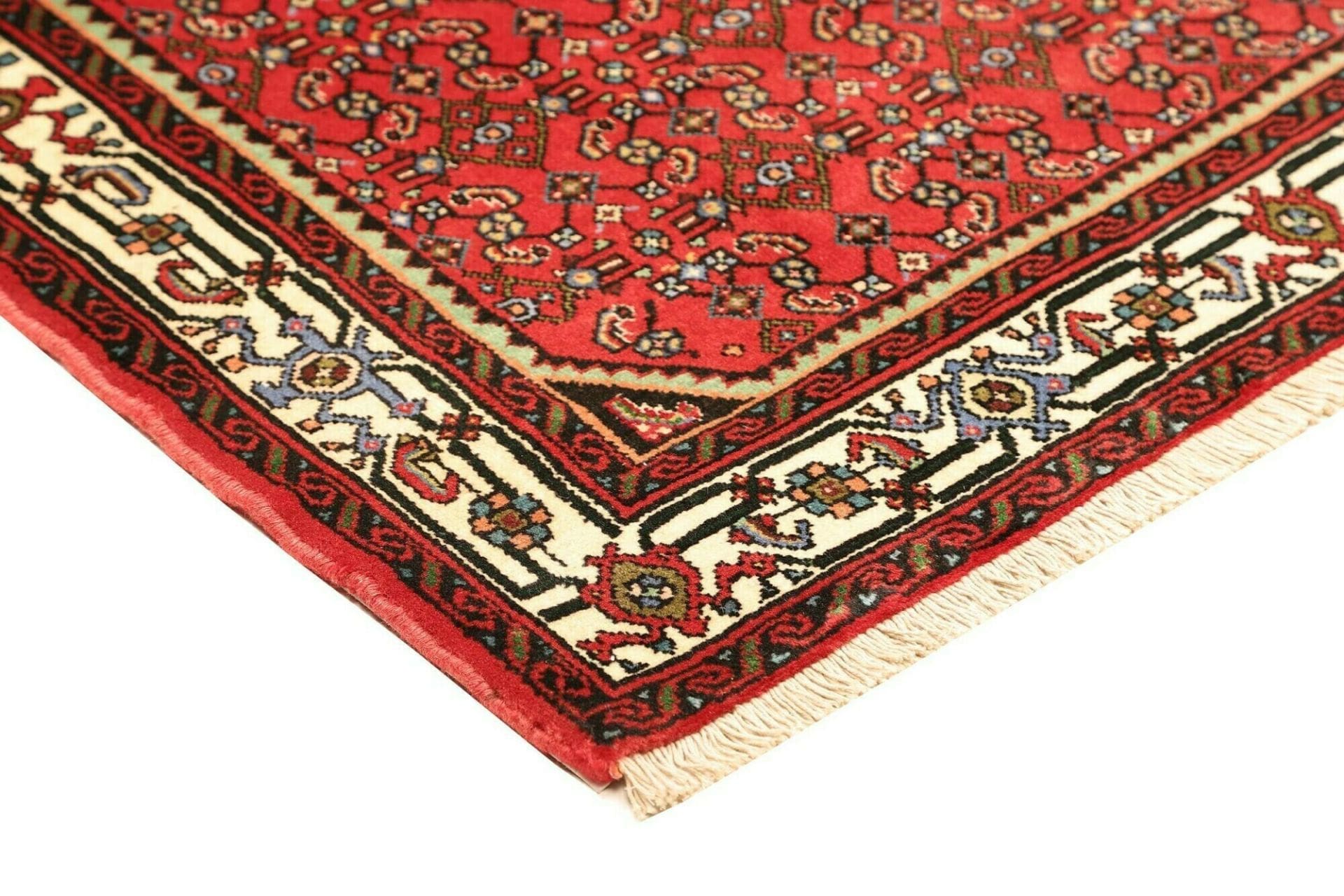 orientteppich-hamadan-115-x-141cm-schurwolle-handgeknupft-4 Handgeknüpfter Hamadan Perserteppich 115 × 141 cm