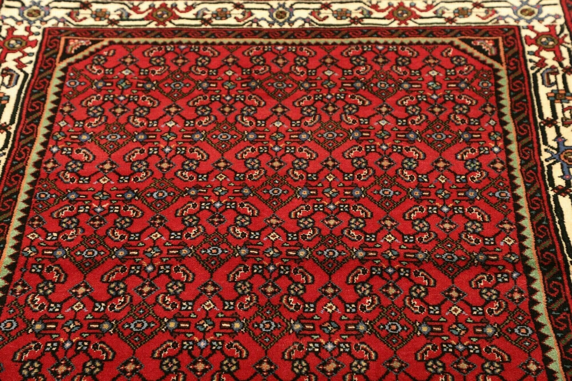 orientteppich-hamadan-115-x-141cm-schurwolle-handgeknupft-7 Handgeknüpfter Hamadan Perserteppich 115 × 141 cm