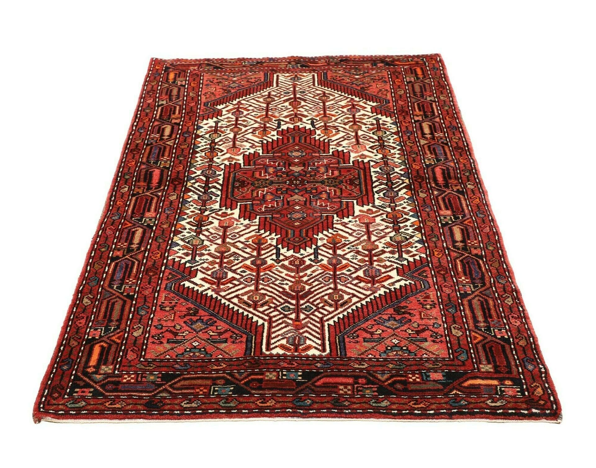 Hamadan Herati Perserteppich aus Iran, 114 × 175 cm