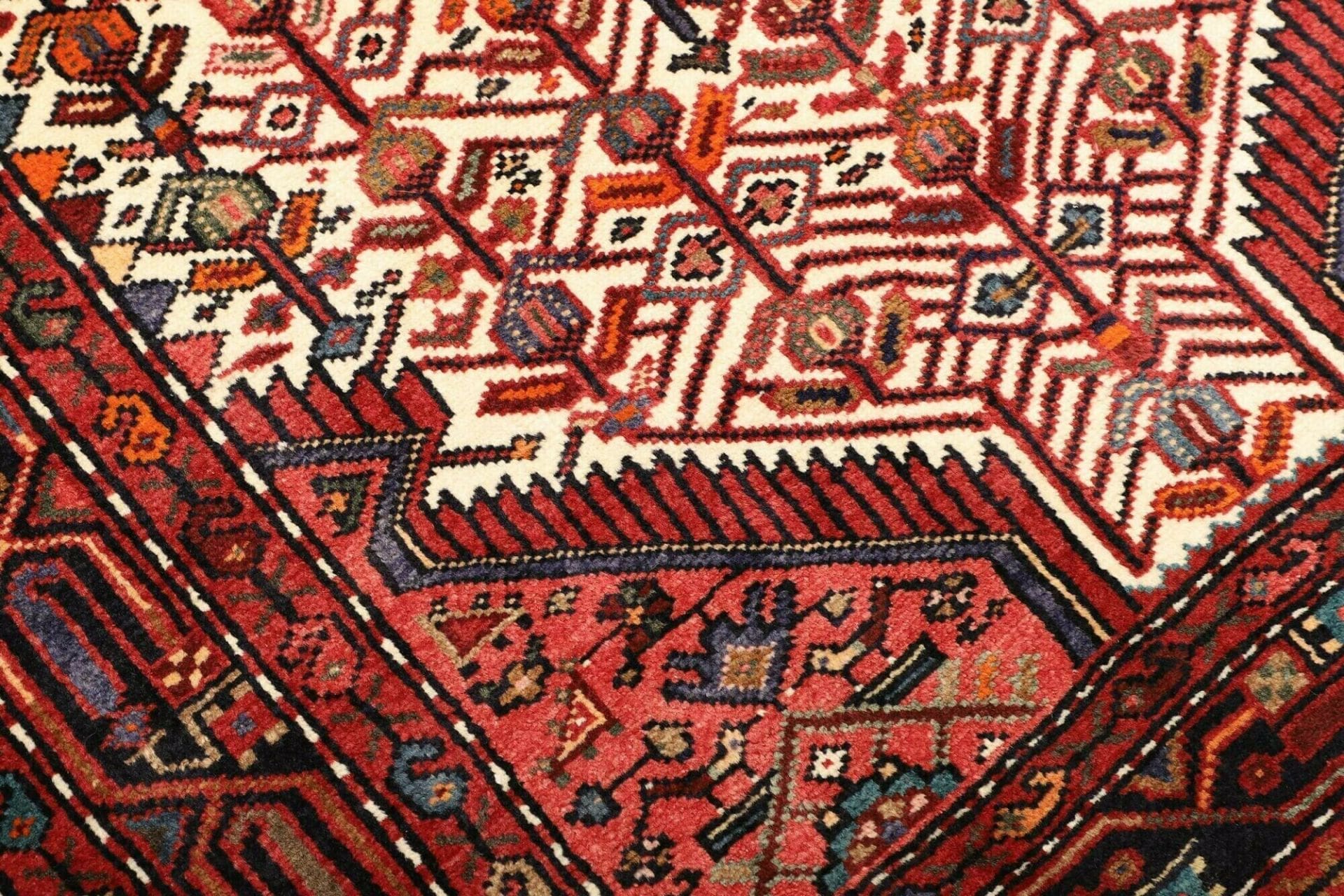 Hamadan Herati Perserteppich aus Iran, 114 × 175 cm