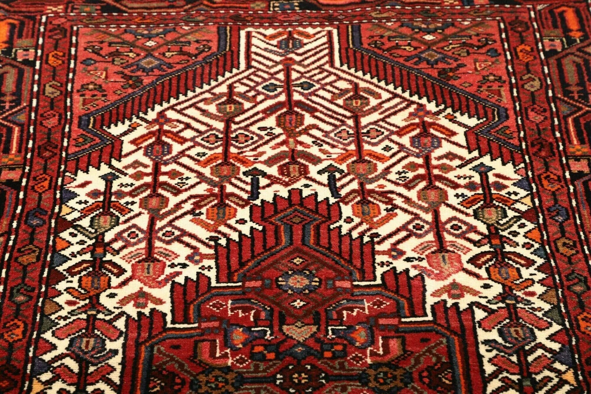 Hamadan Herati Perserteppich aus Iran, 114 × 175 cm