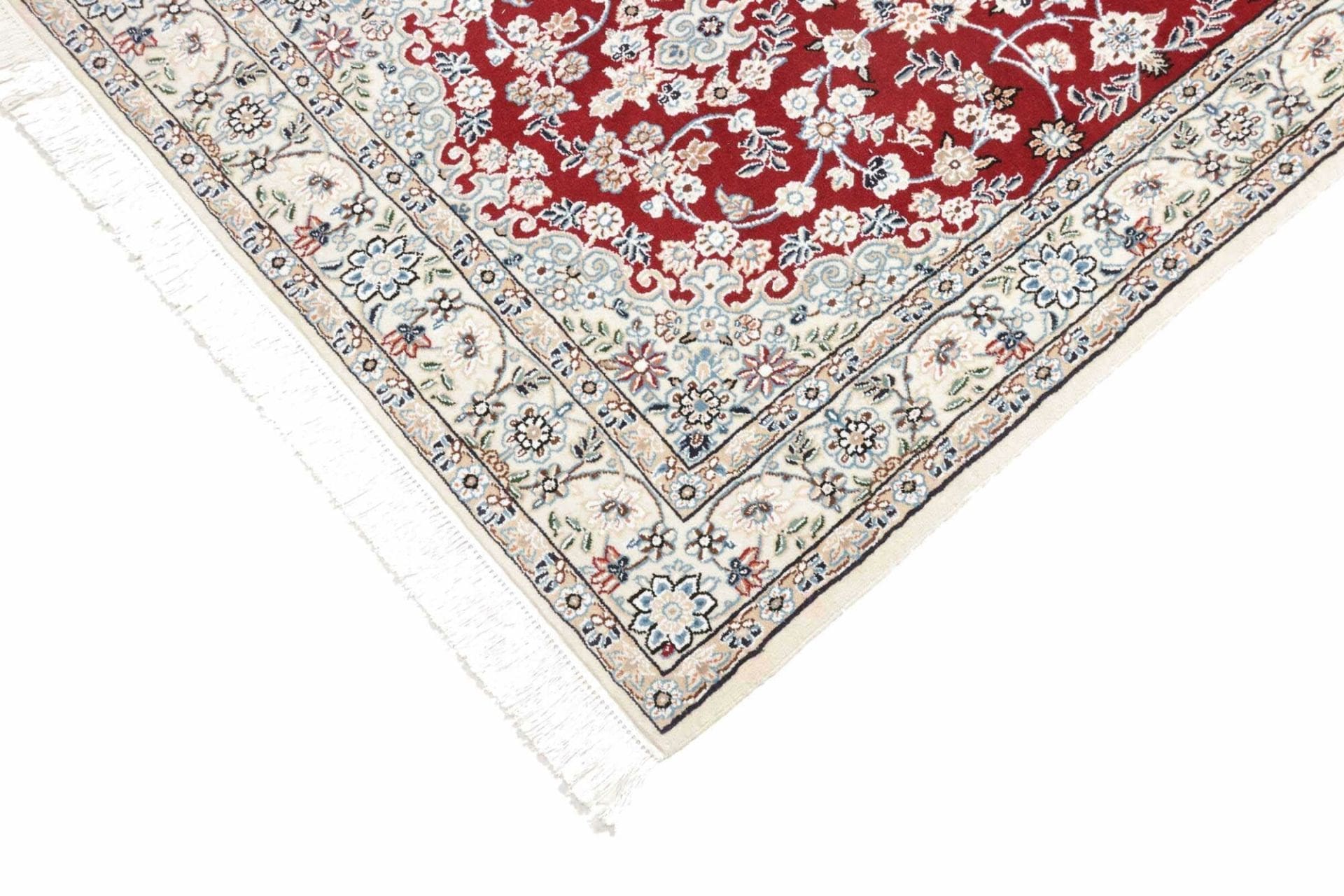 nain-teppich-103-x-152cm-florale-muster-handgeknupft-perserteppich-6 Nain Perserteppich 103 × 152 cm aus Wolle, handgeknüpft
