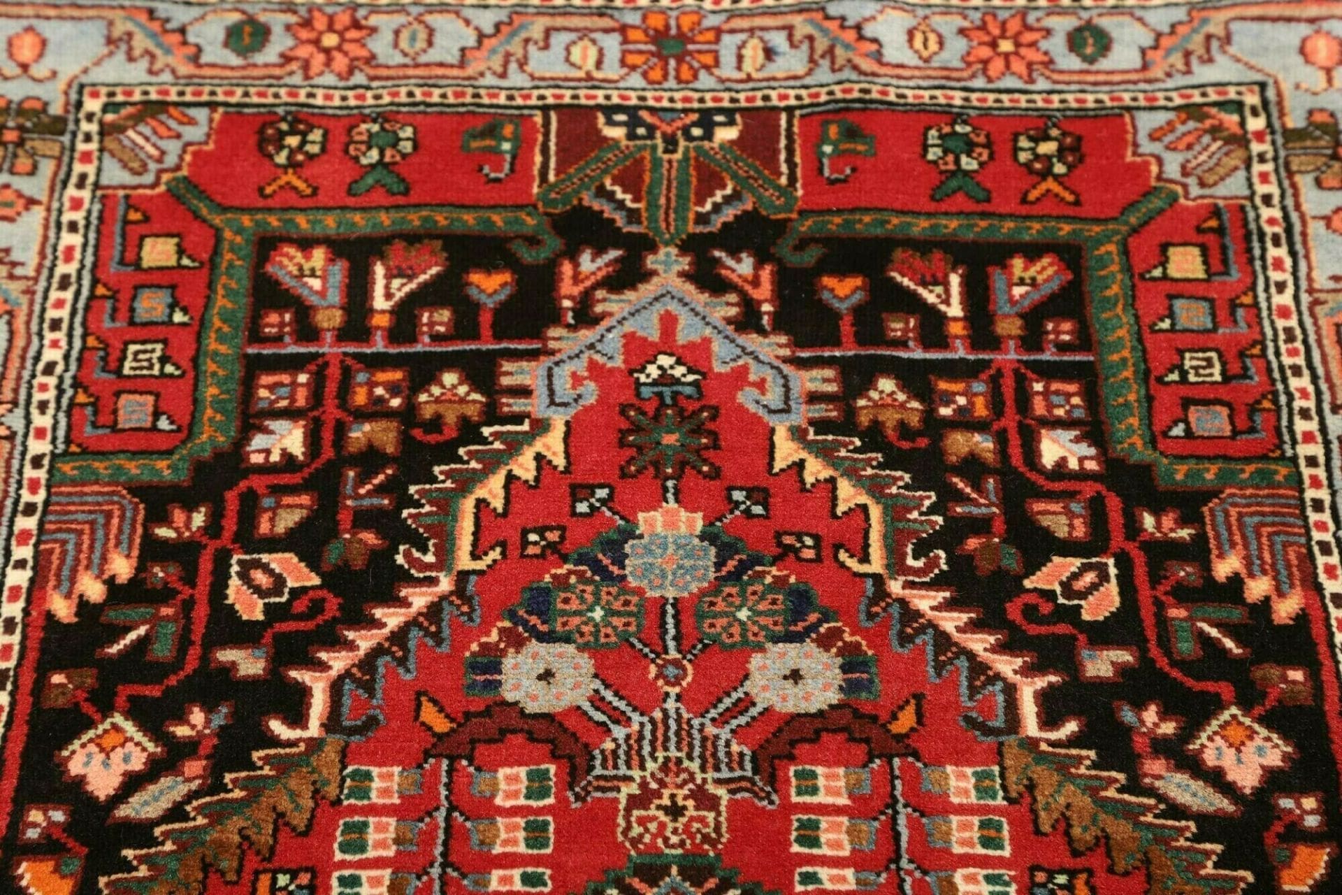 Hamadan Herati Perserteppich aus Iran, 88 × 136 cm