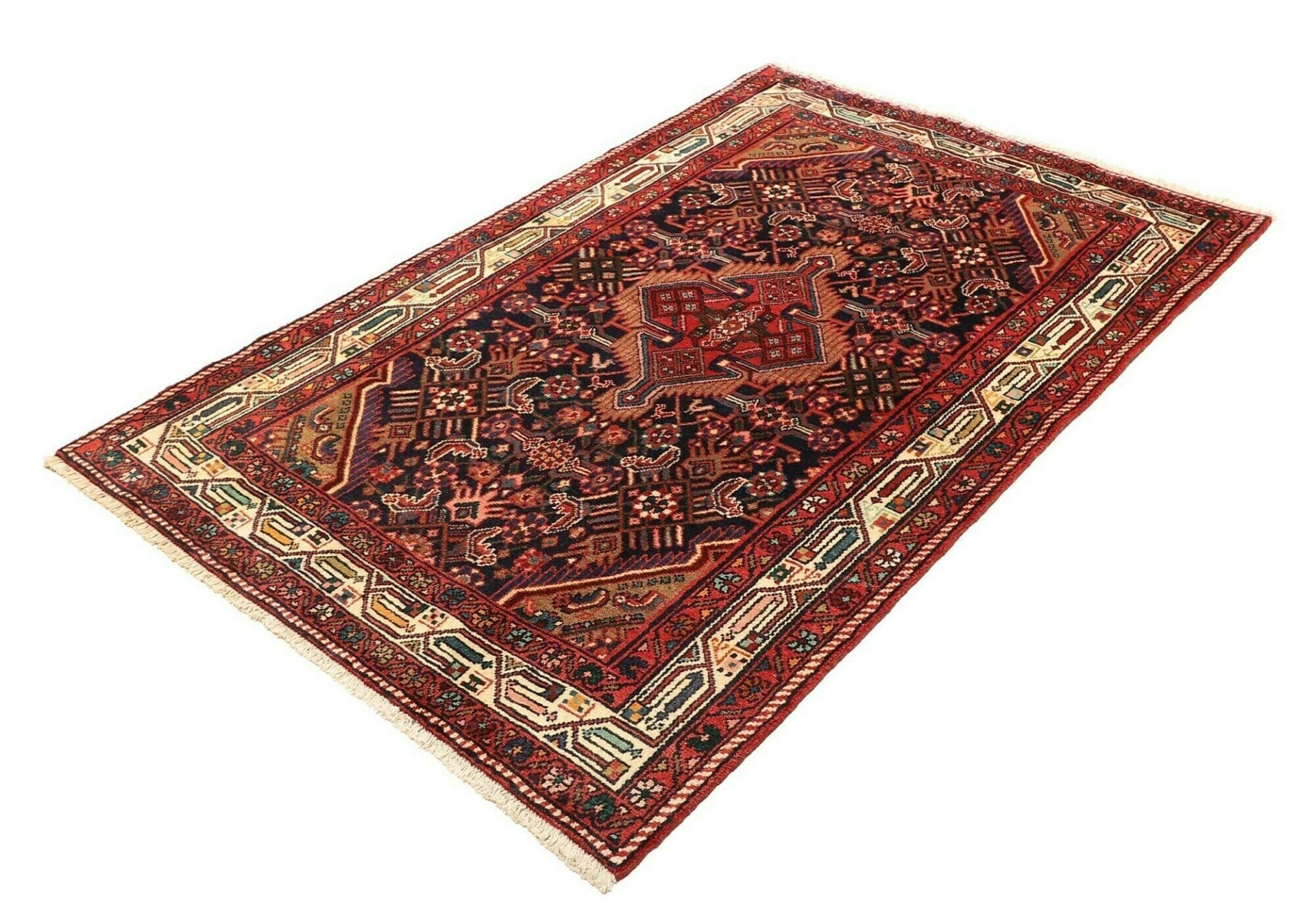 Hamadan Herati Perserteppich aus Iran, 115 × 175 cm