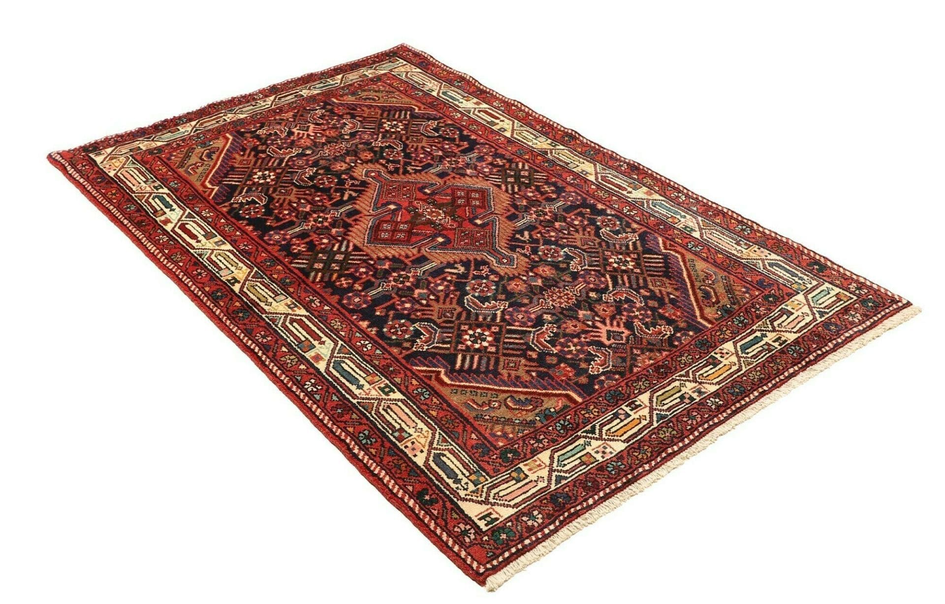 Hamadan Herati Perserteppich aus Iran, 115 × 175 cm