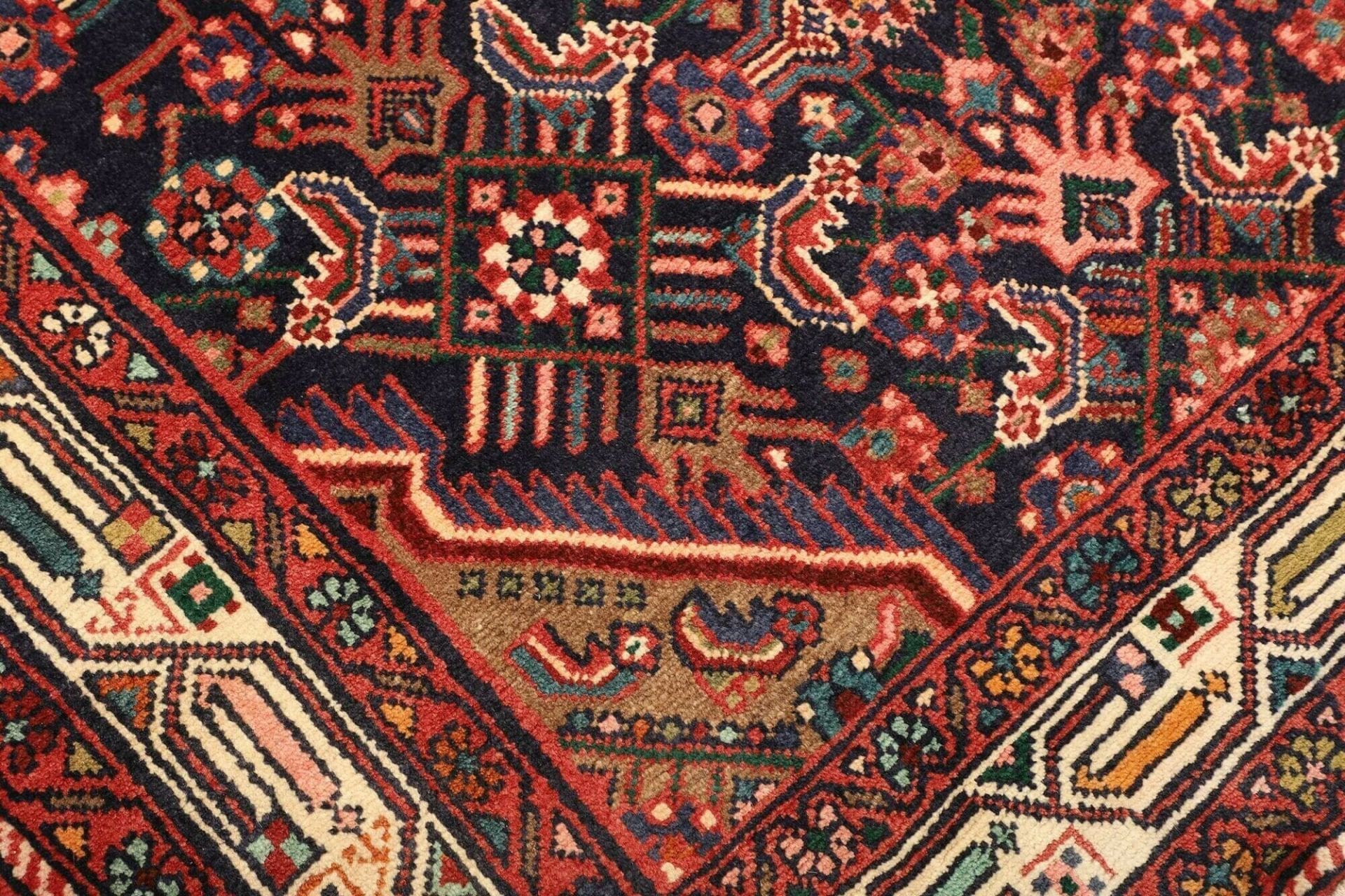 Hamadan Herati Perserteppich aus Iran, 115 × 175 cm
