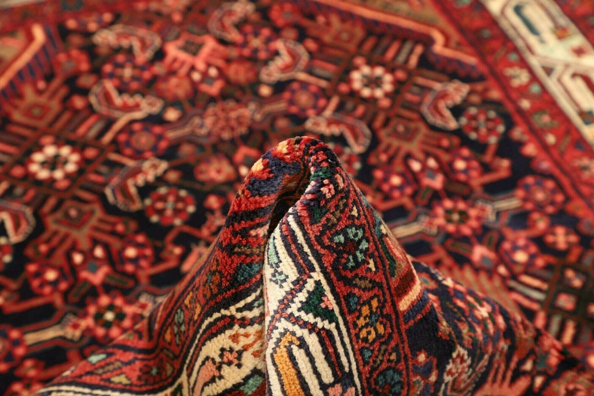 Hamadan Herati Perserteppich aus Iran, 115 × 175 cm