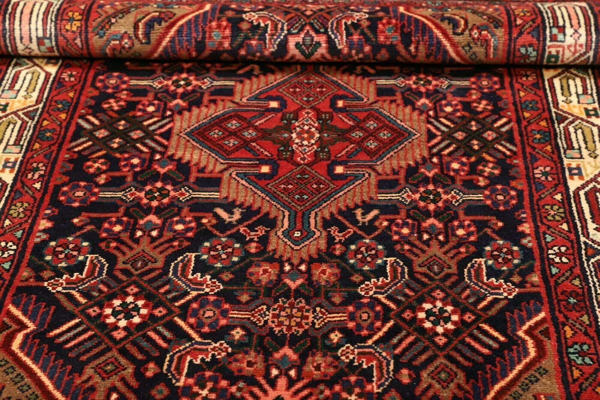 Hamadan Herati Perserteppich aus Iran, 115 × 175 cm