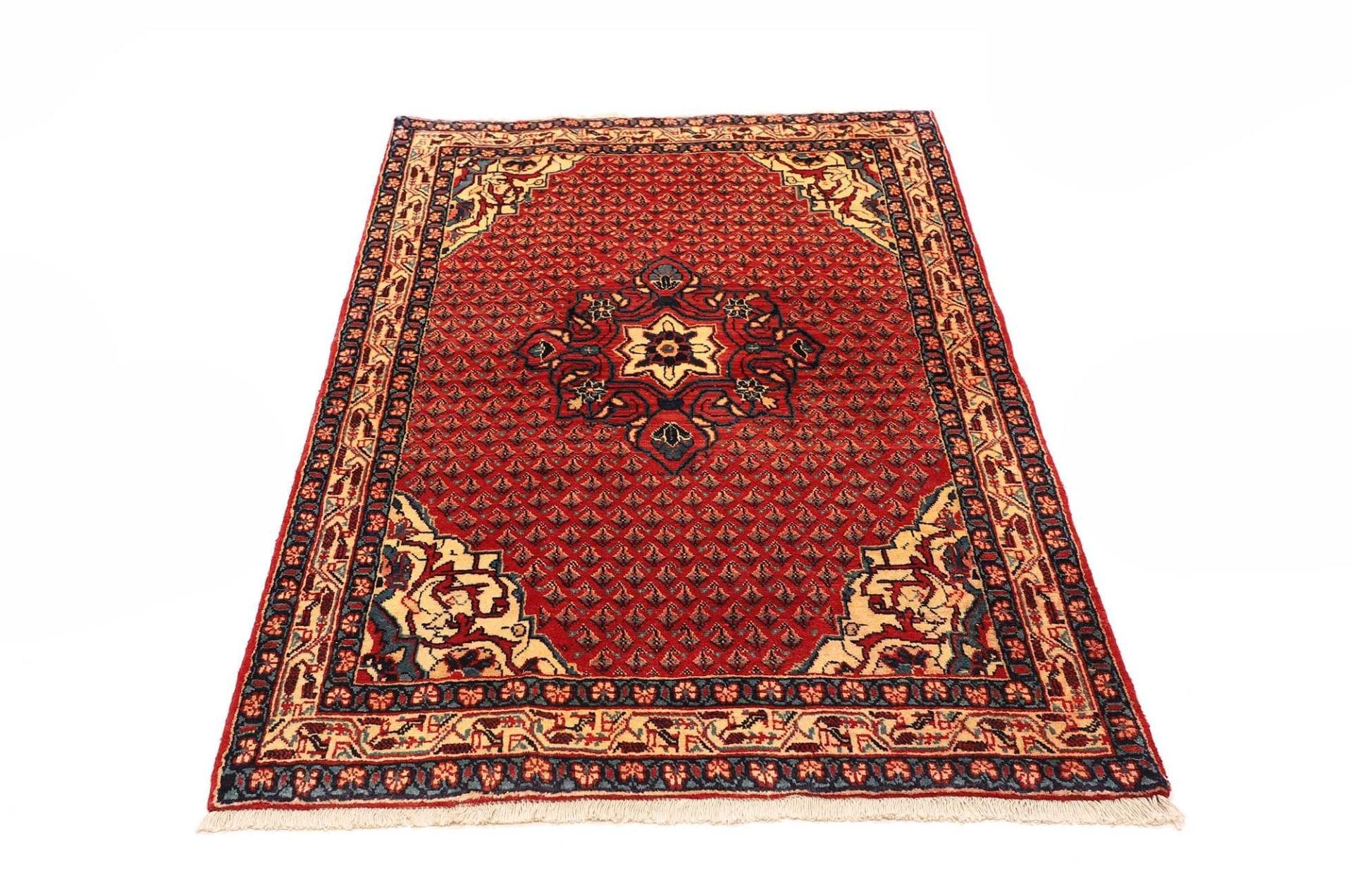 Hamadan Herati Perserteppich aus Iran, 104 × 162 cm
