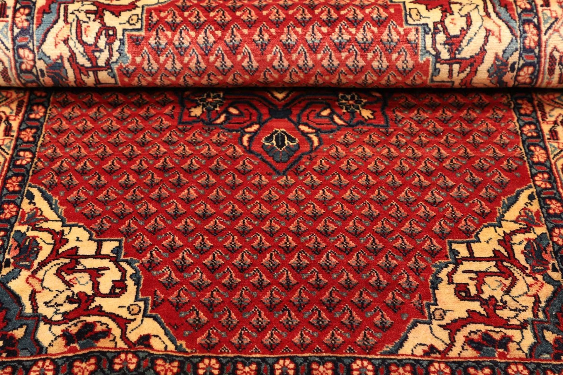 Hamadan Herati Perserteppich aus Iran, 104 × 162 cm