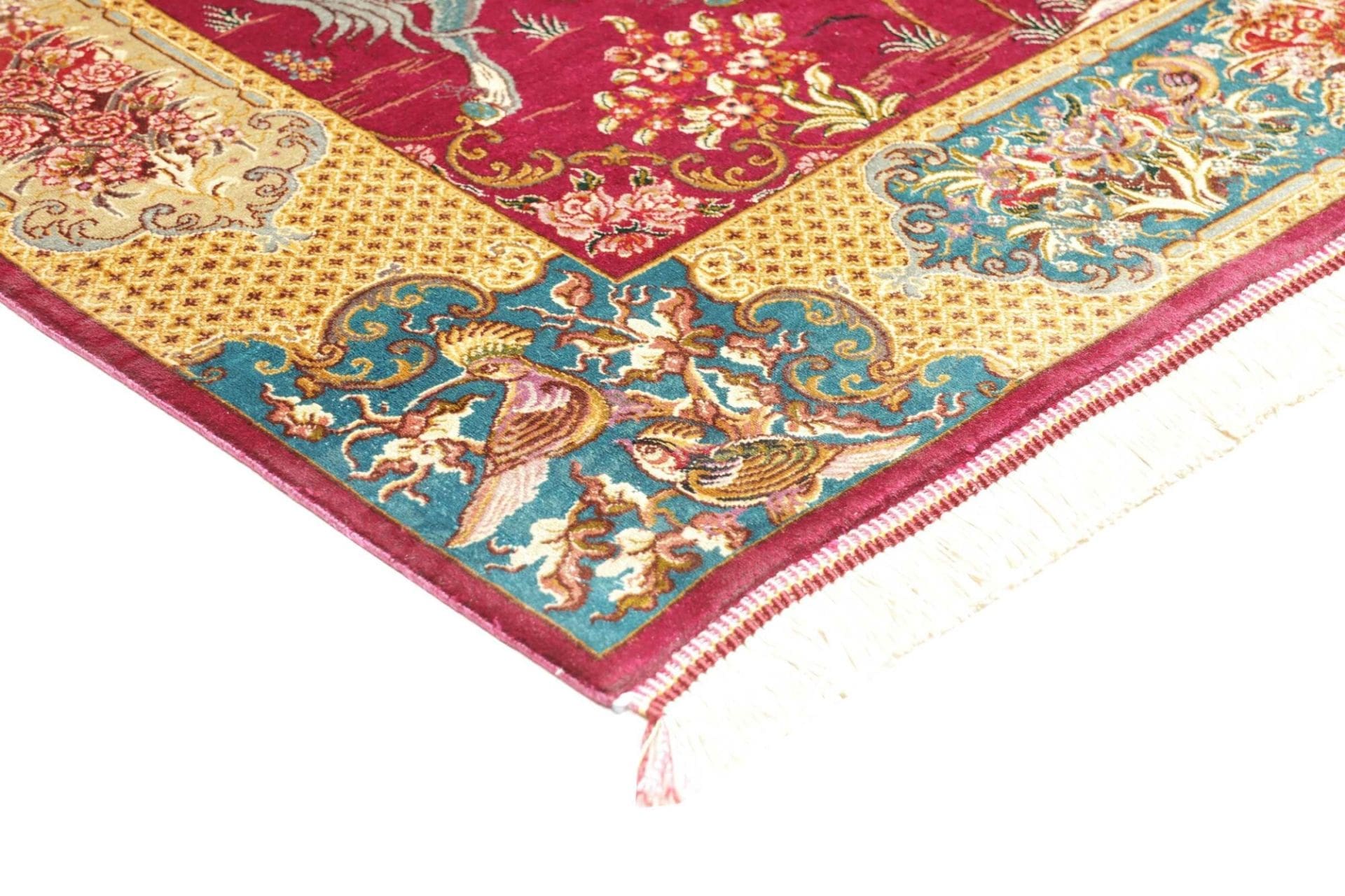 Ghom Perserteppich aus Iran, 103 × 148 cm