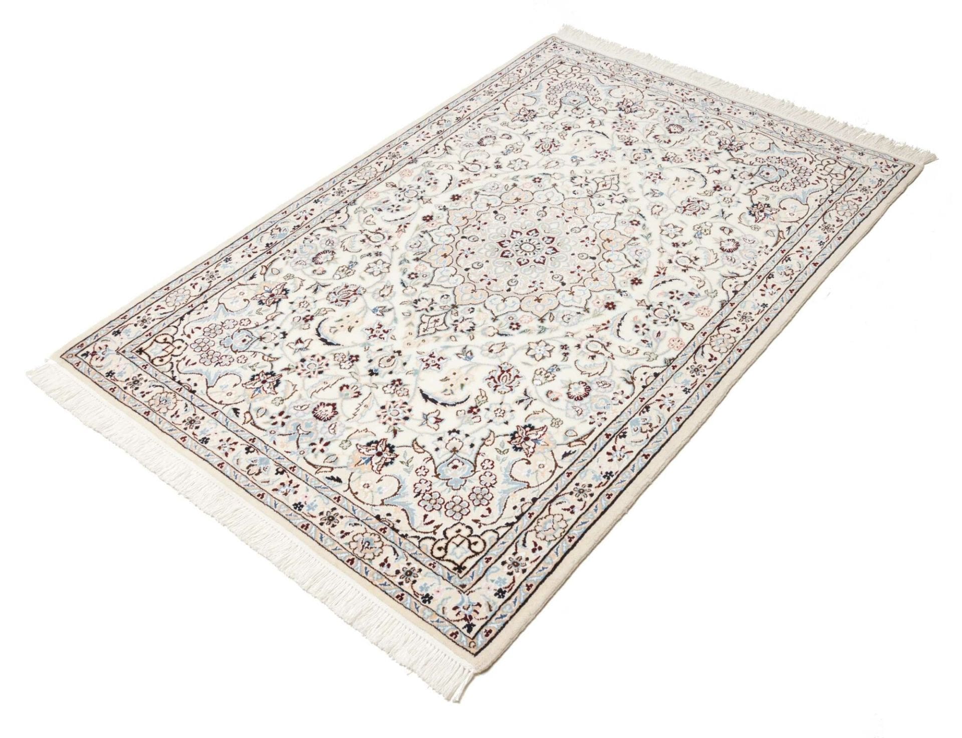 Handgeknüpfter Nain Perserteppich, 107 × 153 cm, Wolle