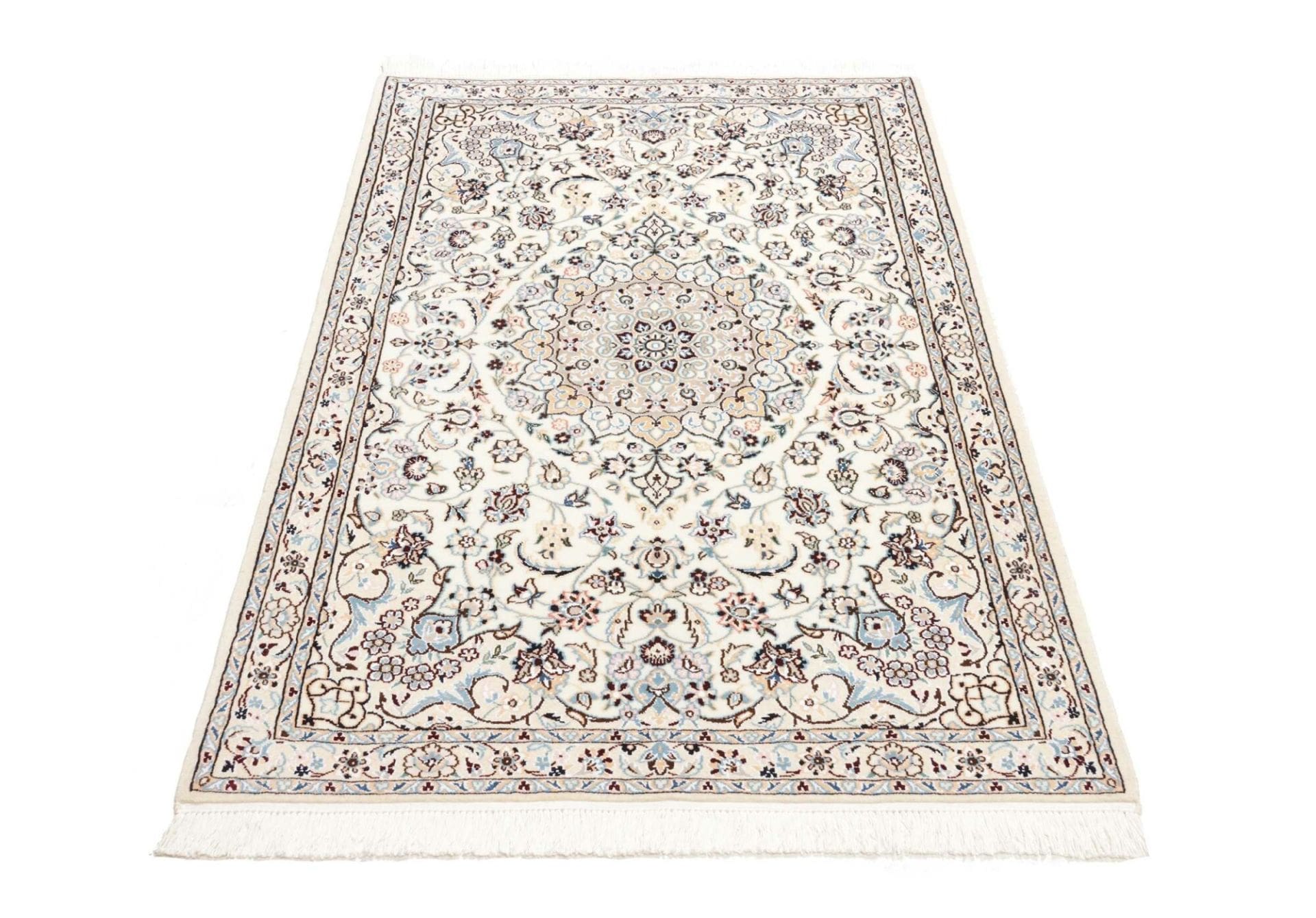 Handgeknüpfter Nain Perserteppich, 107 × 153 cm, Wolle