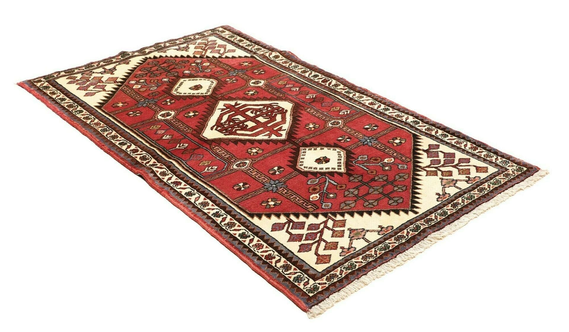 Hamadan Herati Perserteppich aus Iran, 110 × 176 cm