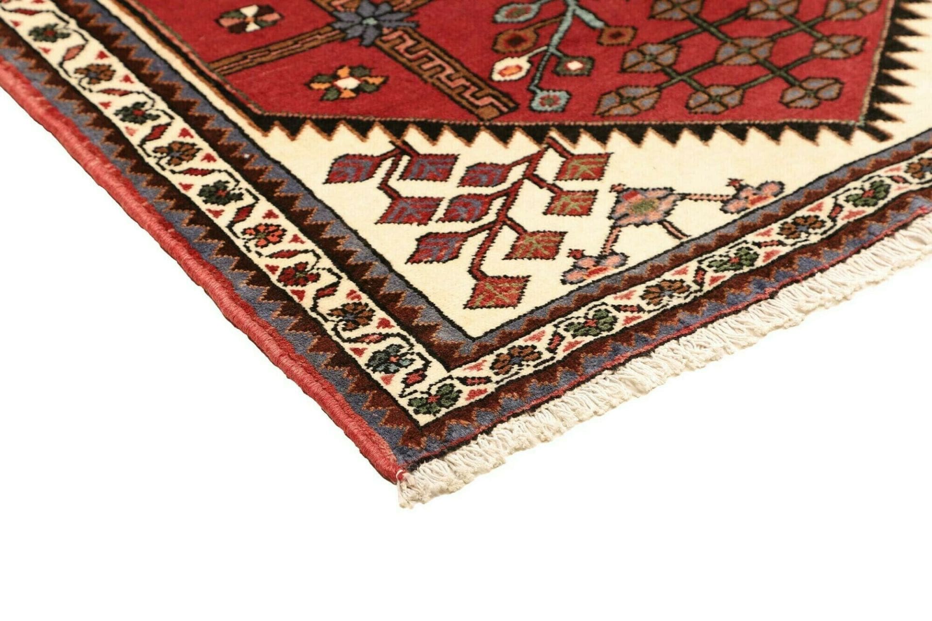 Hamadan Herati Perserteppich aus Iran, 110 × 176 cm