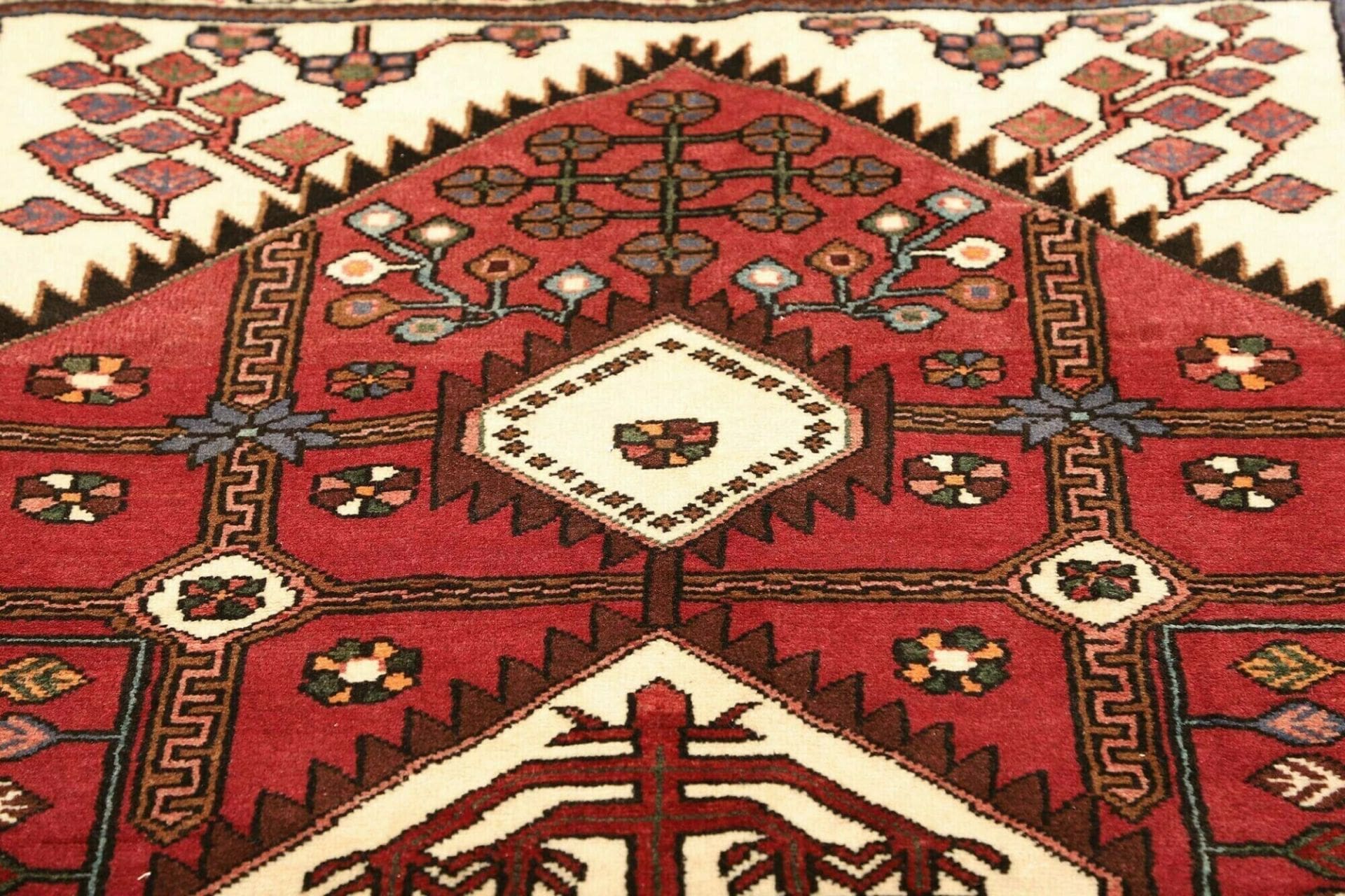 Hamadan Herati Perserteppich aus Iran, 110 × 176 cm