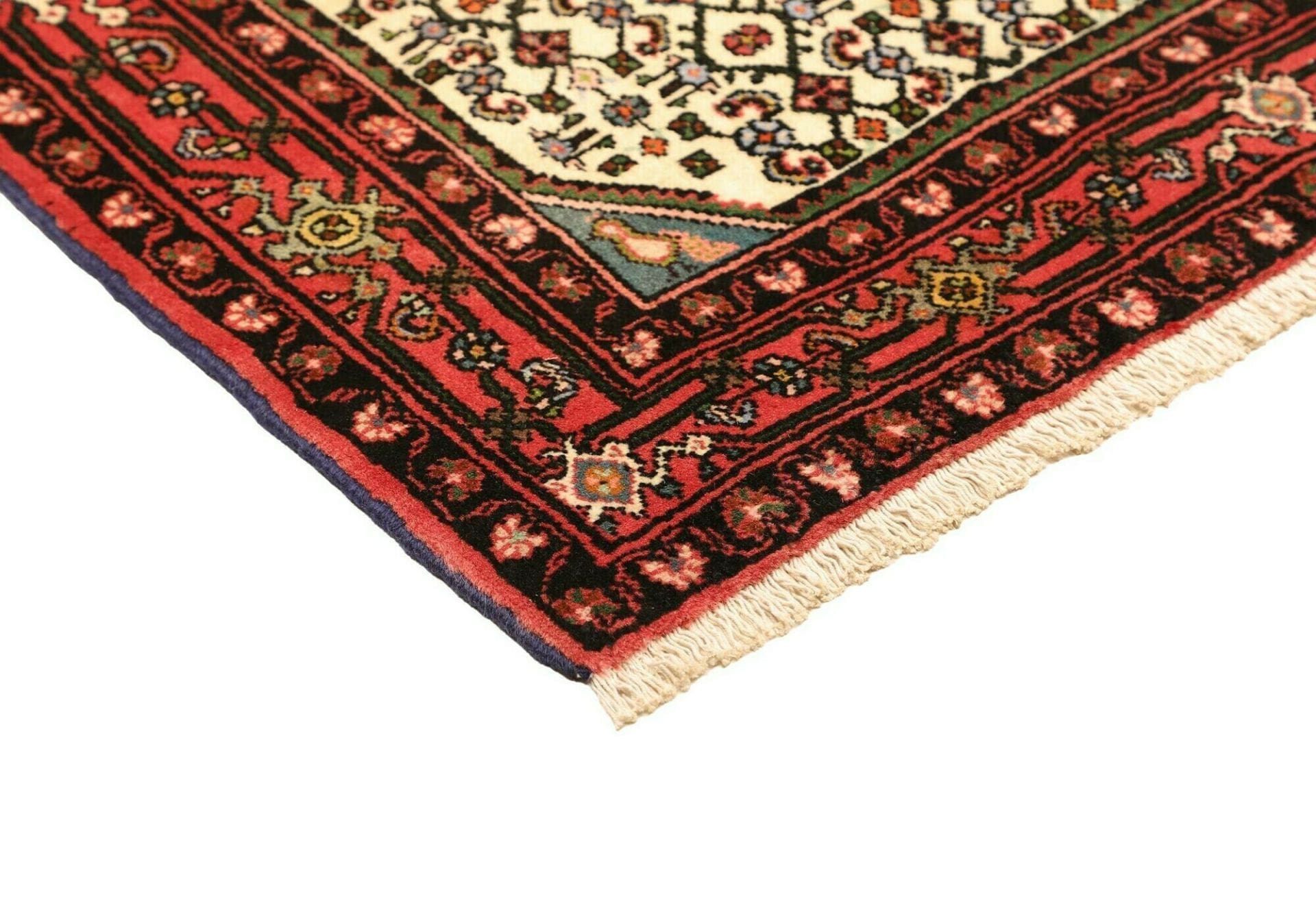Hamadan Herati Perserteppich aus Iran, 107 × 148 cm
