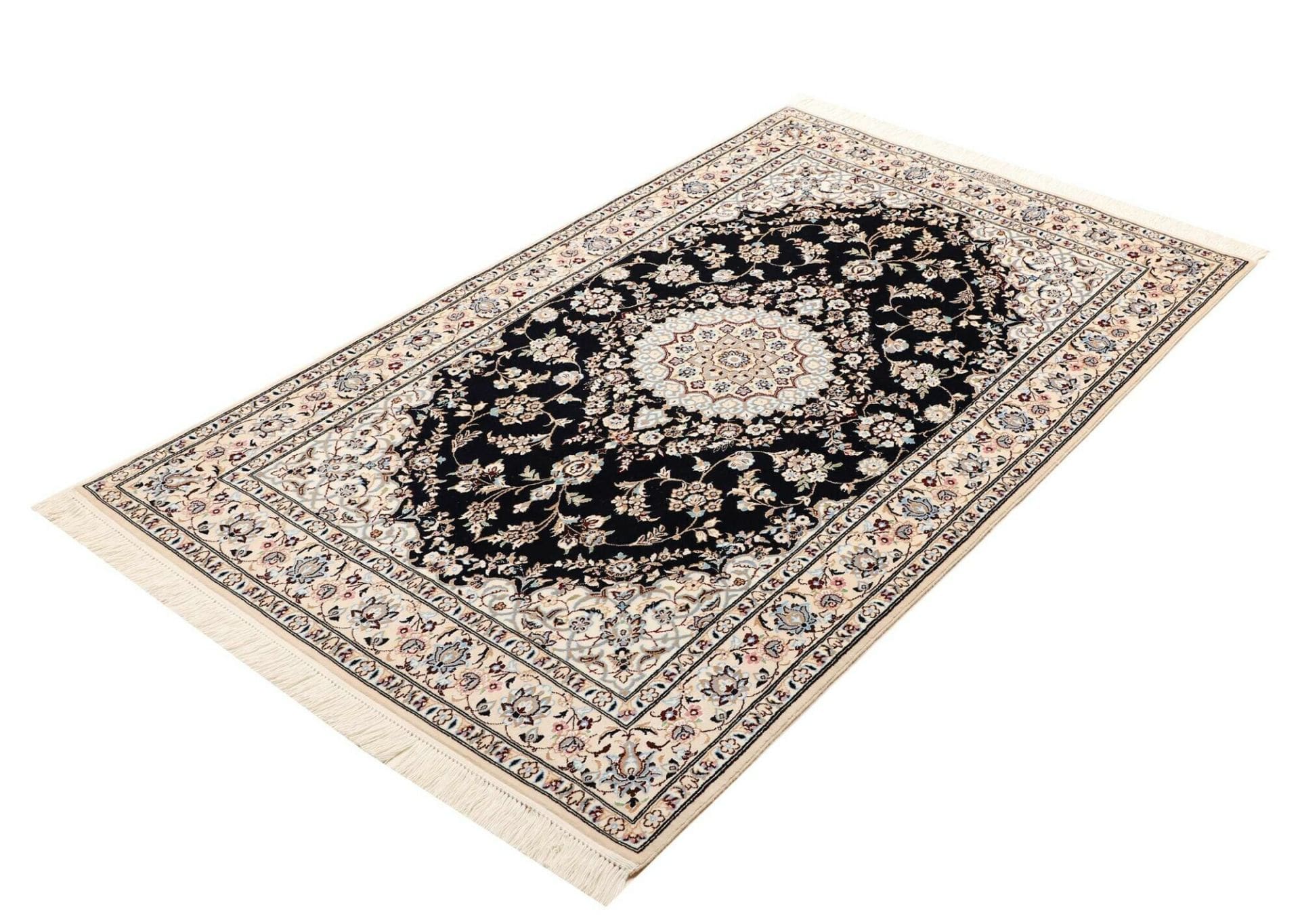 Handgeknüpfter Nain Perserteppich 105 × 164 cm