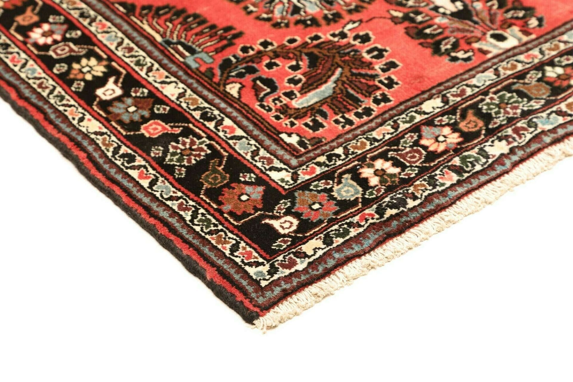 Handgeknüpfter Hamadan Herati Perserteppich 107 × 155 cm