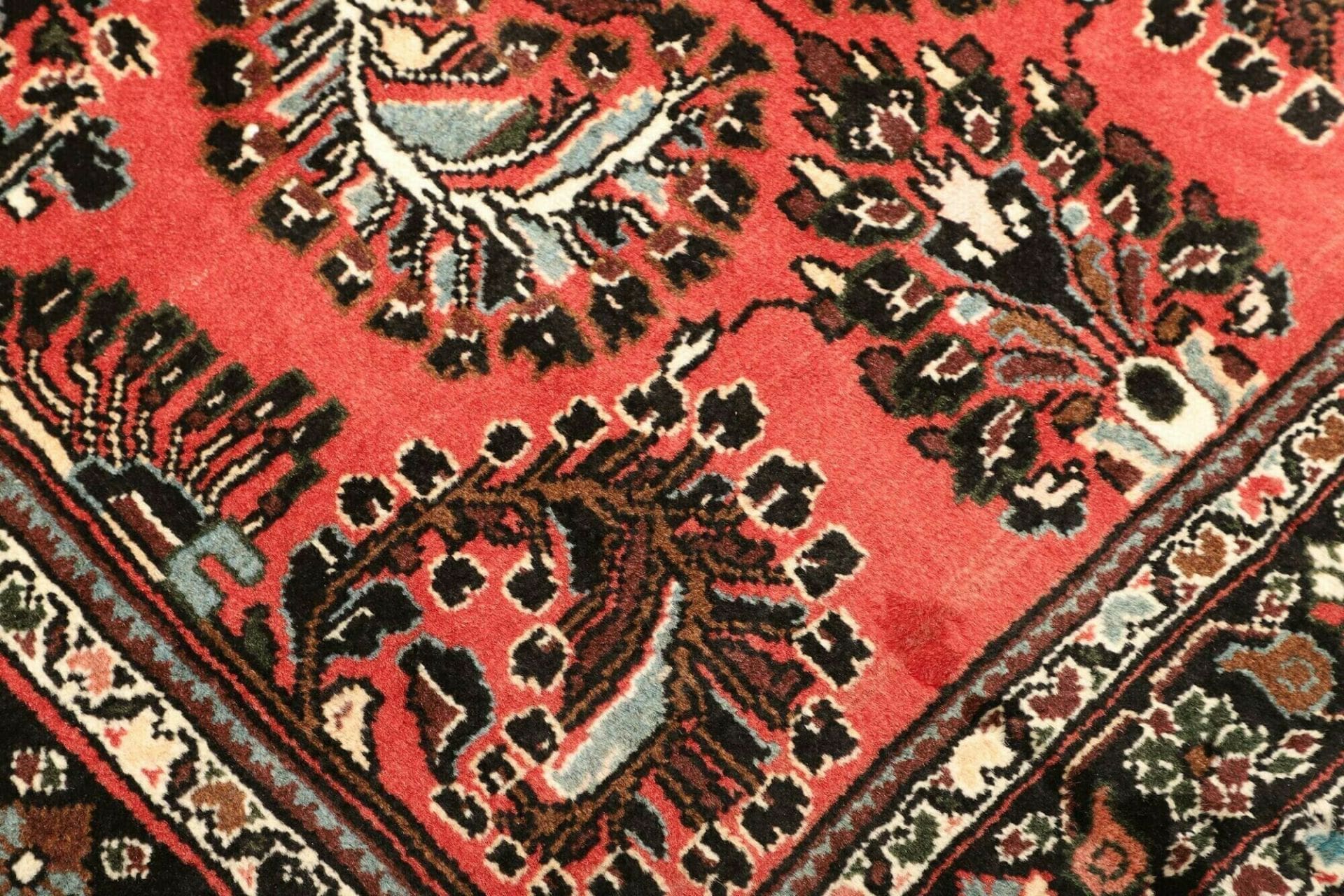 Handgeknüpfter Hamadan Herati Perserteppich 107 × 155 cm