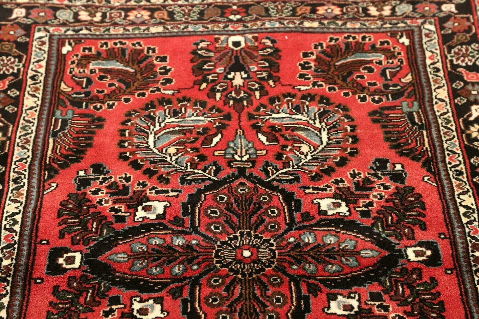 Handgeknüpfter Hamadan Herati Perserteppich 107 × 155 cm