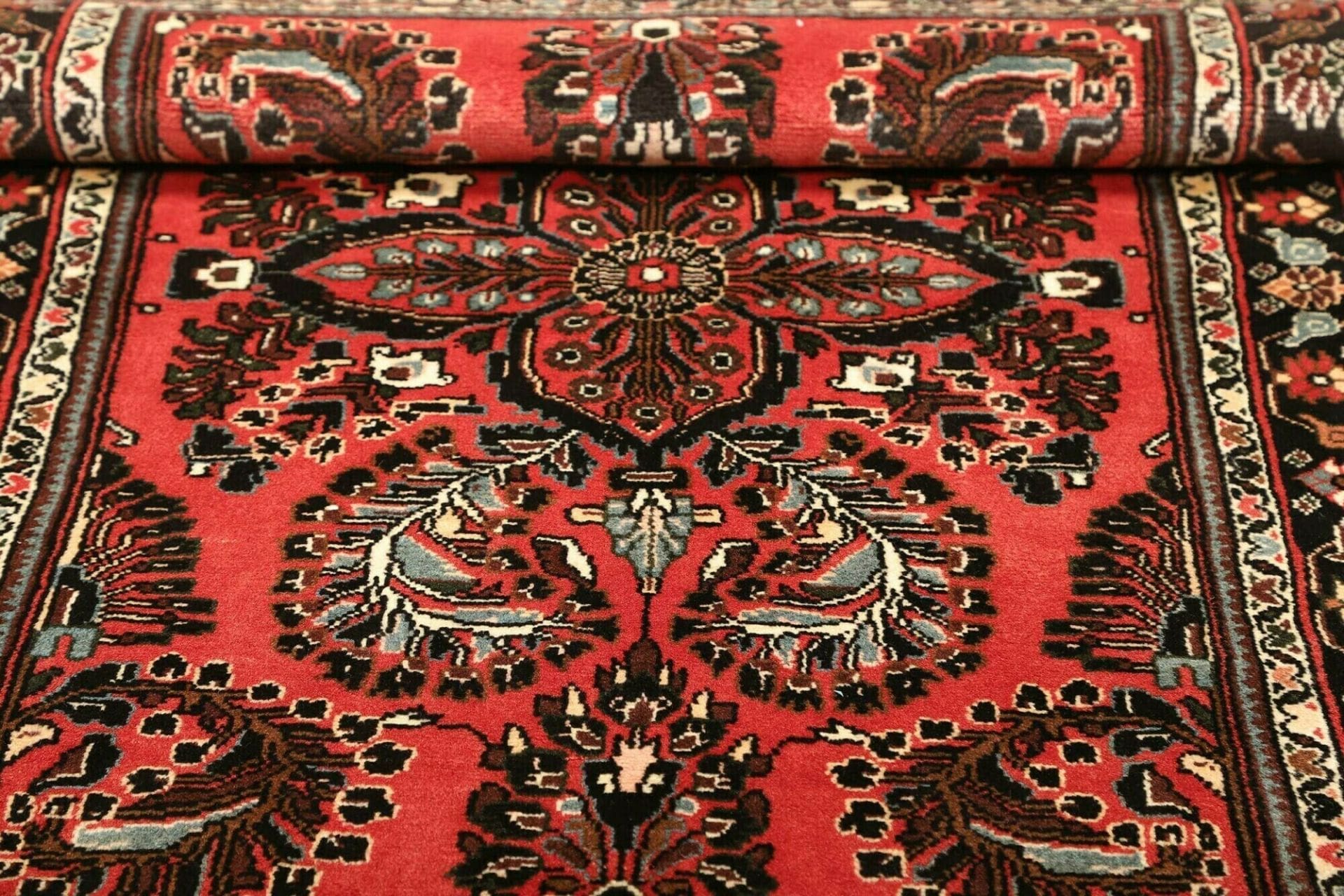 Handgeknüpfter Hamadan Herati Perserteppich 107 × 155 cm