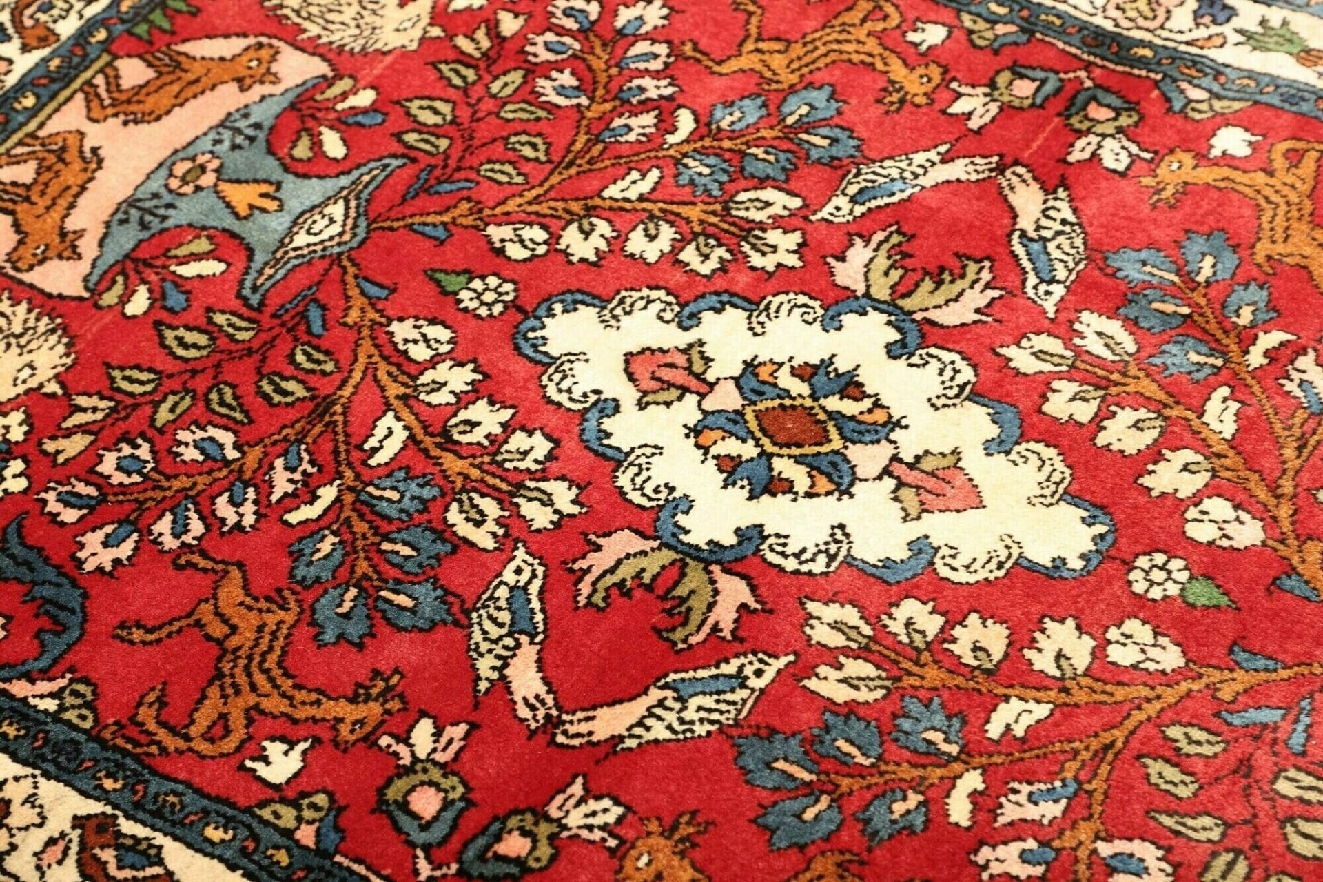 Hamadan Herati Perserteppich aus Iran, 113 × 154 cm