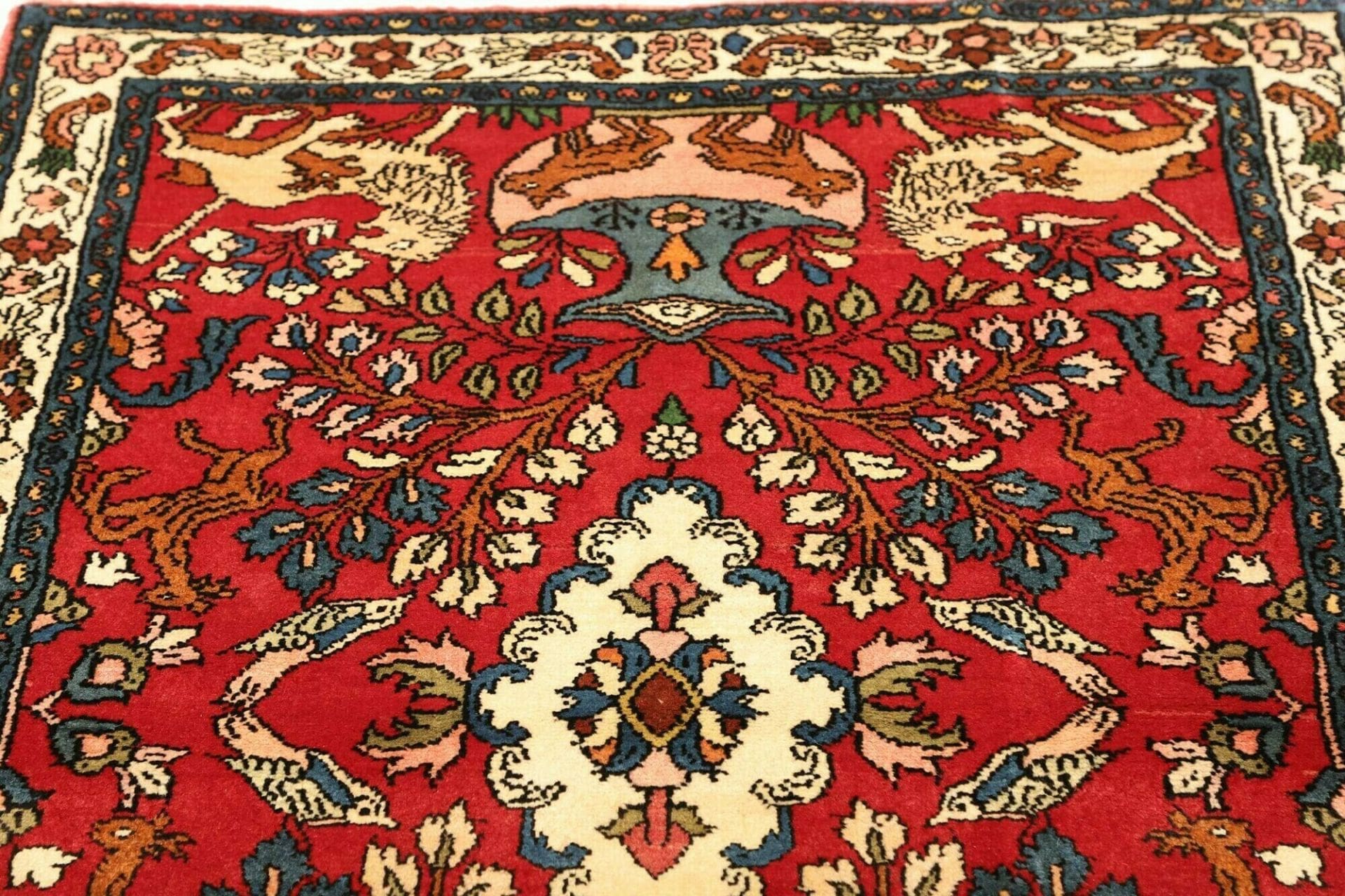 Hamadan Herati Perserteppich aus Iran, 113 × 154 cm