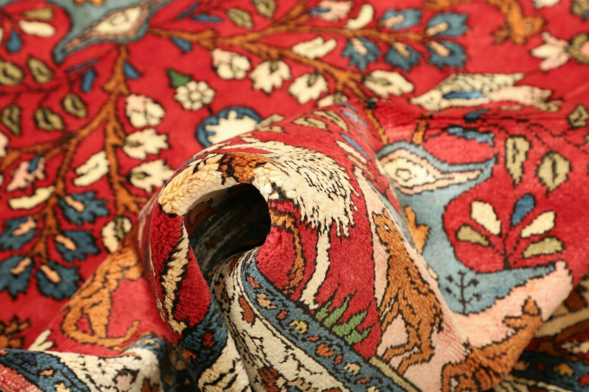 Hamadan Herati Perserteppich aus Iran, 113 × 154 cm