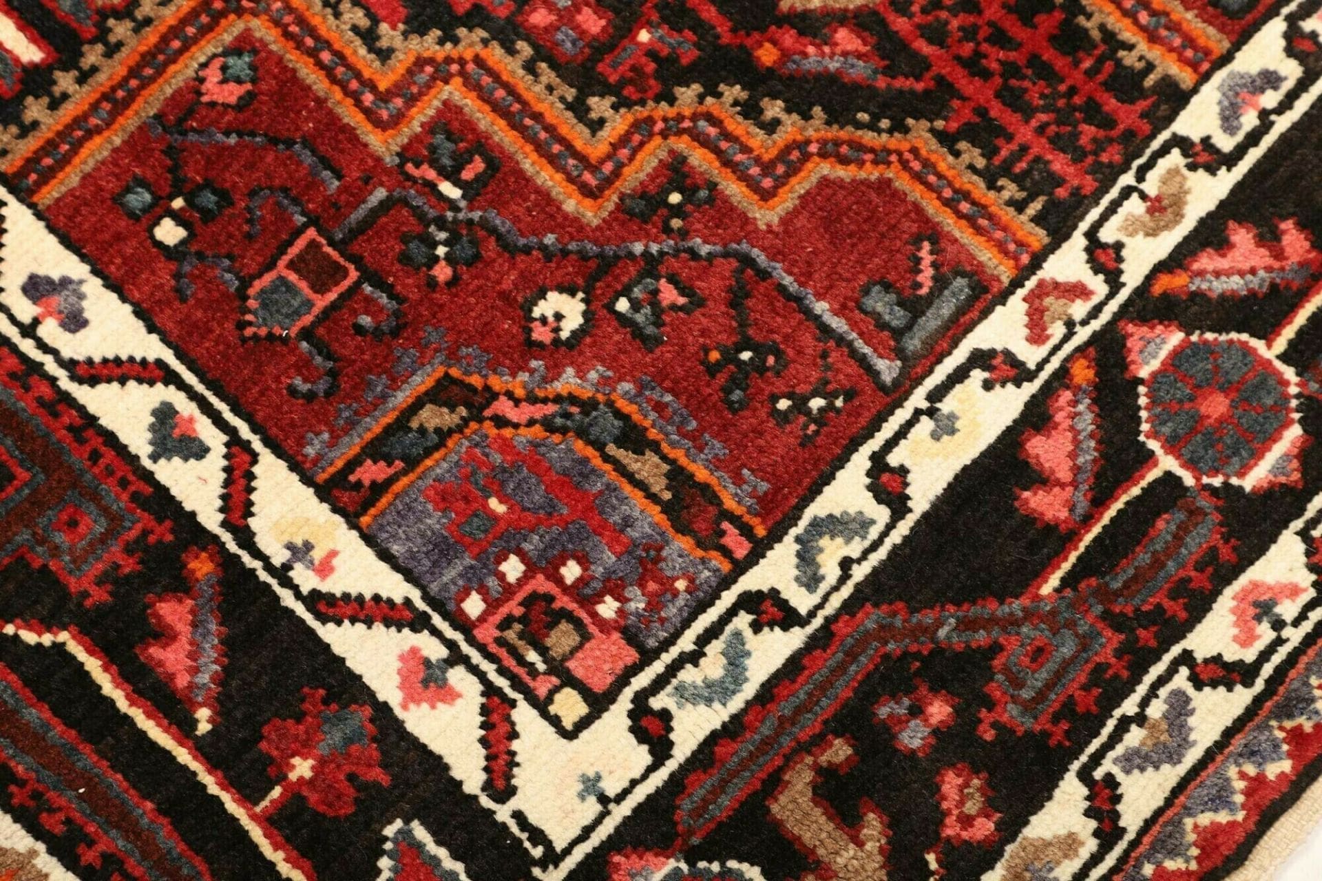 Handgeknüpfter Hamadan Perserteppich 110 × 165 cm
