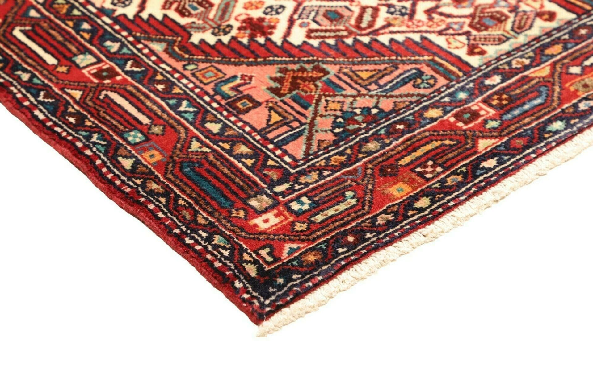 Hamadan Herati Perserteppich 108 × 159 cm aus Wolle, handgeknüpft