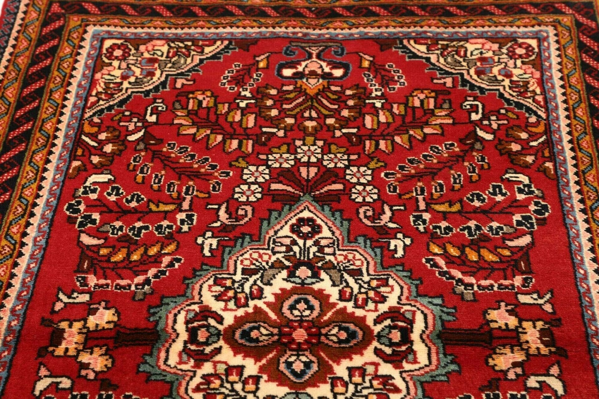 Handgeknüpfter Hamadan Herati Perserteppich, 119 × 170 cm, Wolle