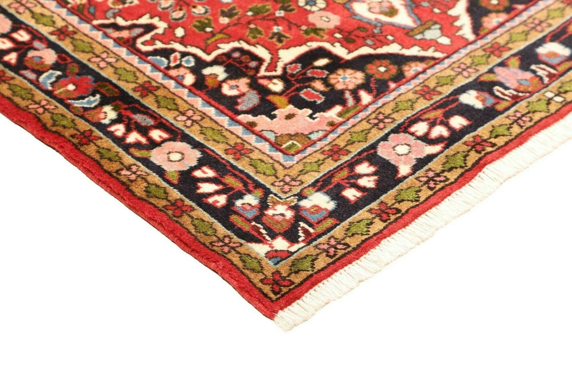 Handgeknüpfter Hamadan Perserteppich 109 × 152 cm