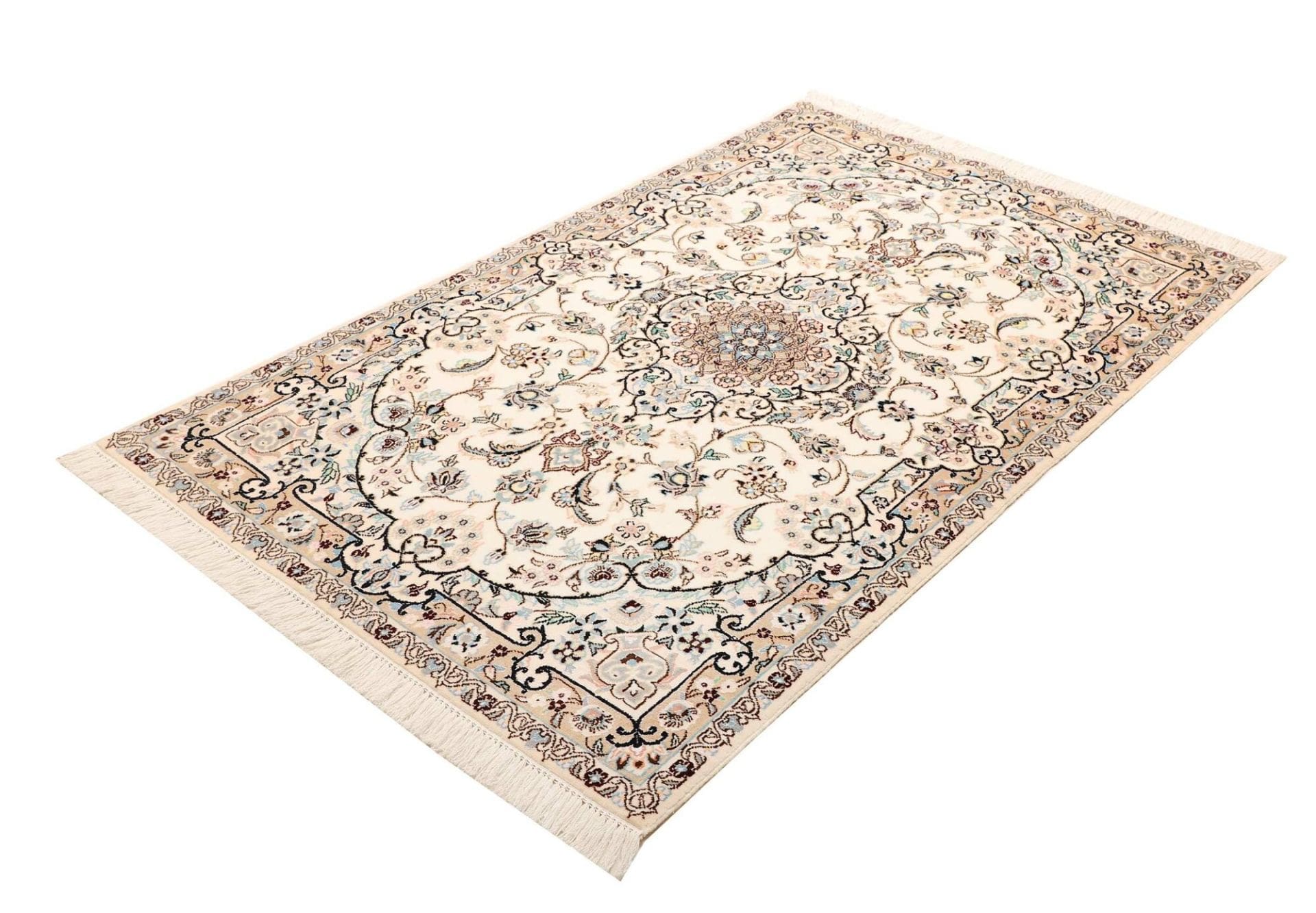 Nain Perserteppich 105 × 162 cm aus Wolle, handgeknüpft