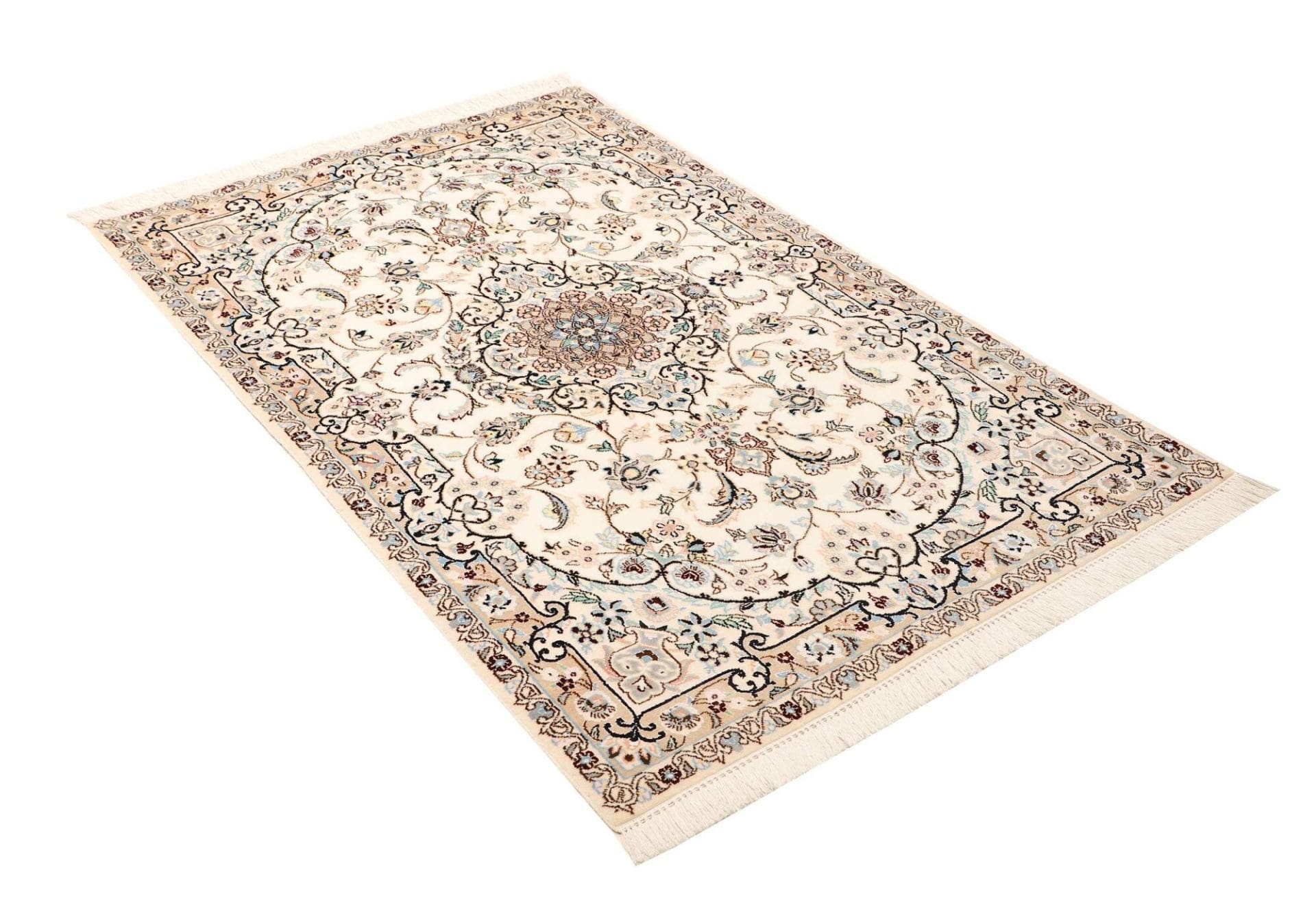 Nain Perserteppich 105 × 162 cm aus Wolle, handgeknüpft