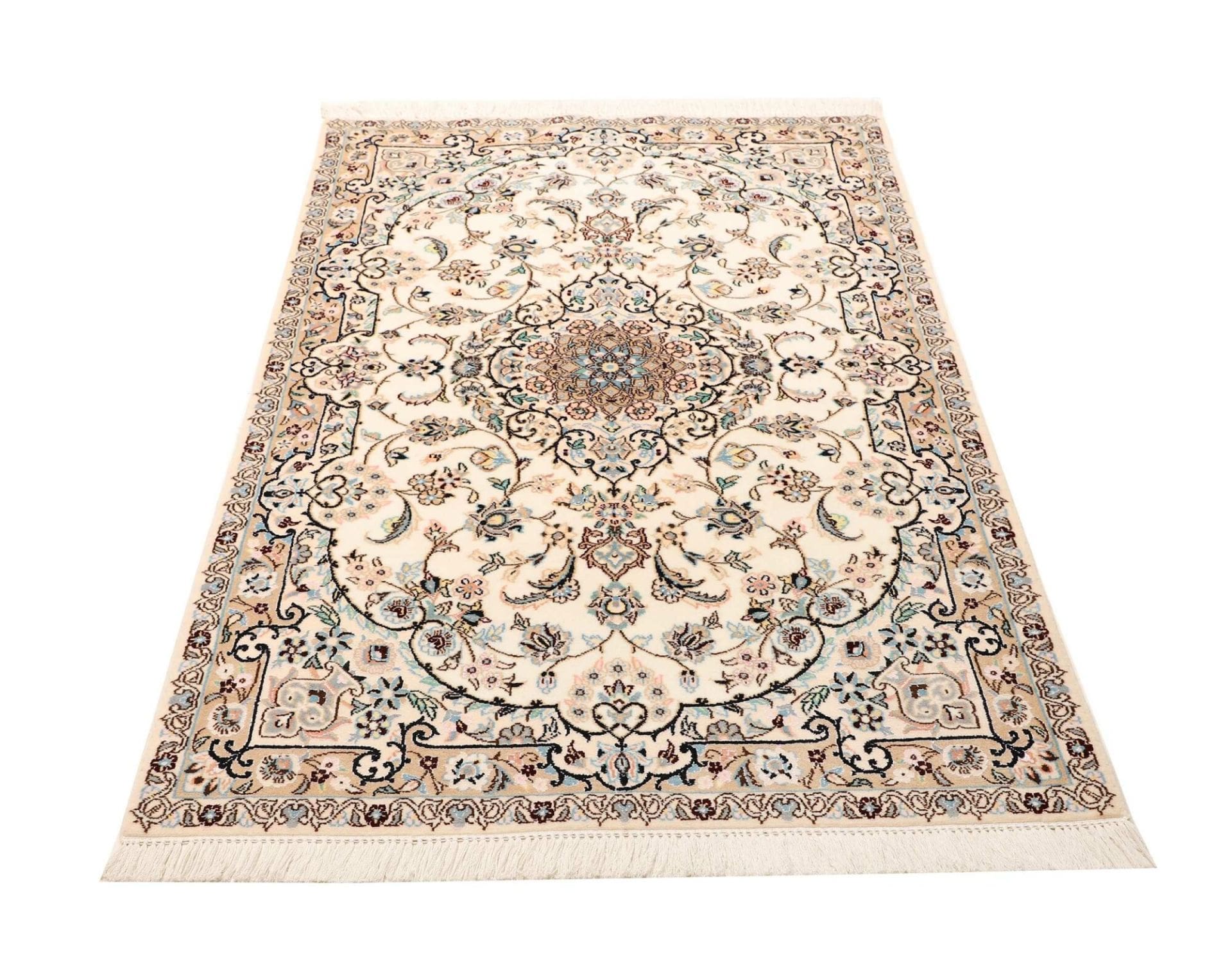 Nain Perserteppich 105 × 162 cm aus Wolle, handgeknüpft