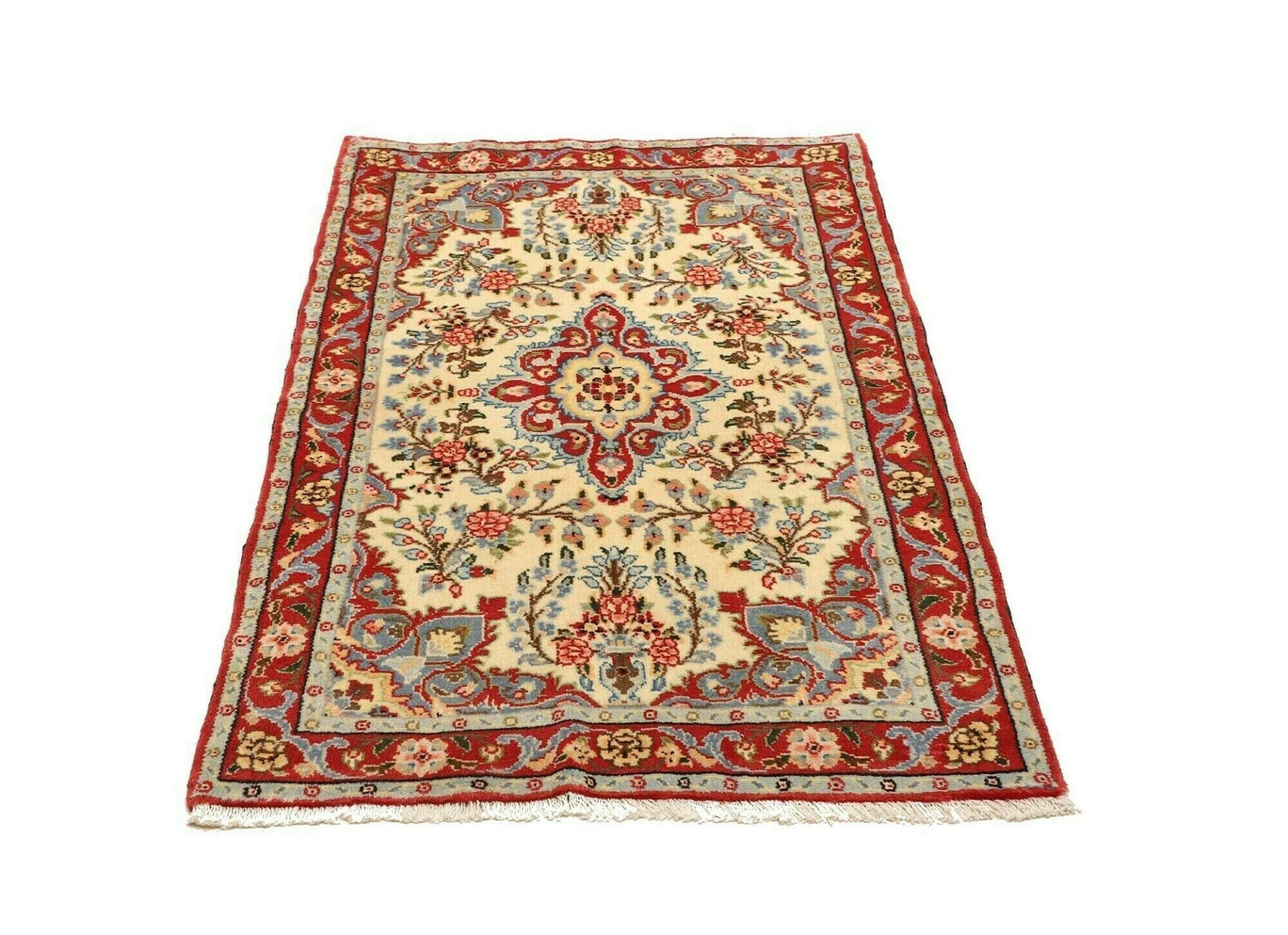 Hamadan Herati Perserteppich aus Iran, 88 × 133 cm