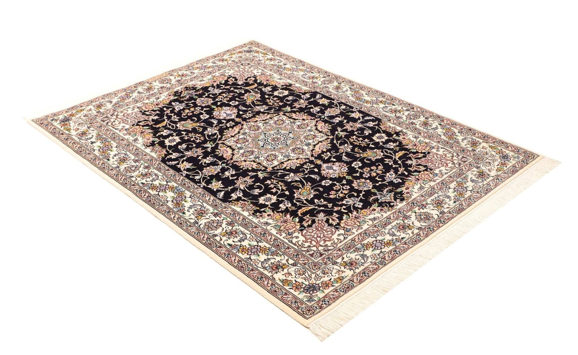 Handgeknüpfter Nain Perserteppich 121 × 162 cm