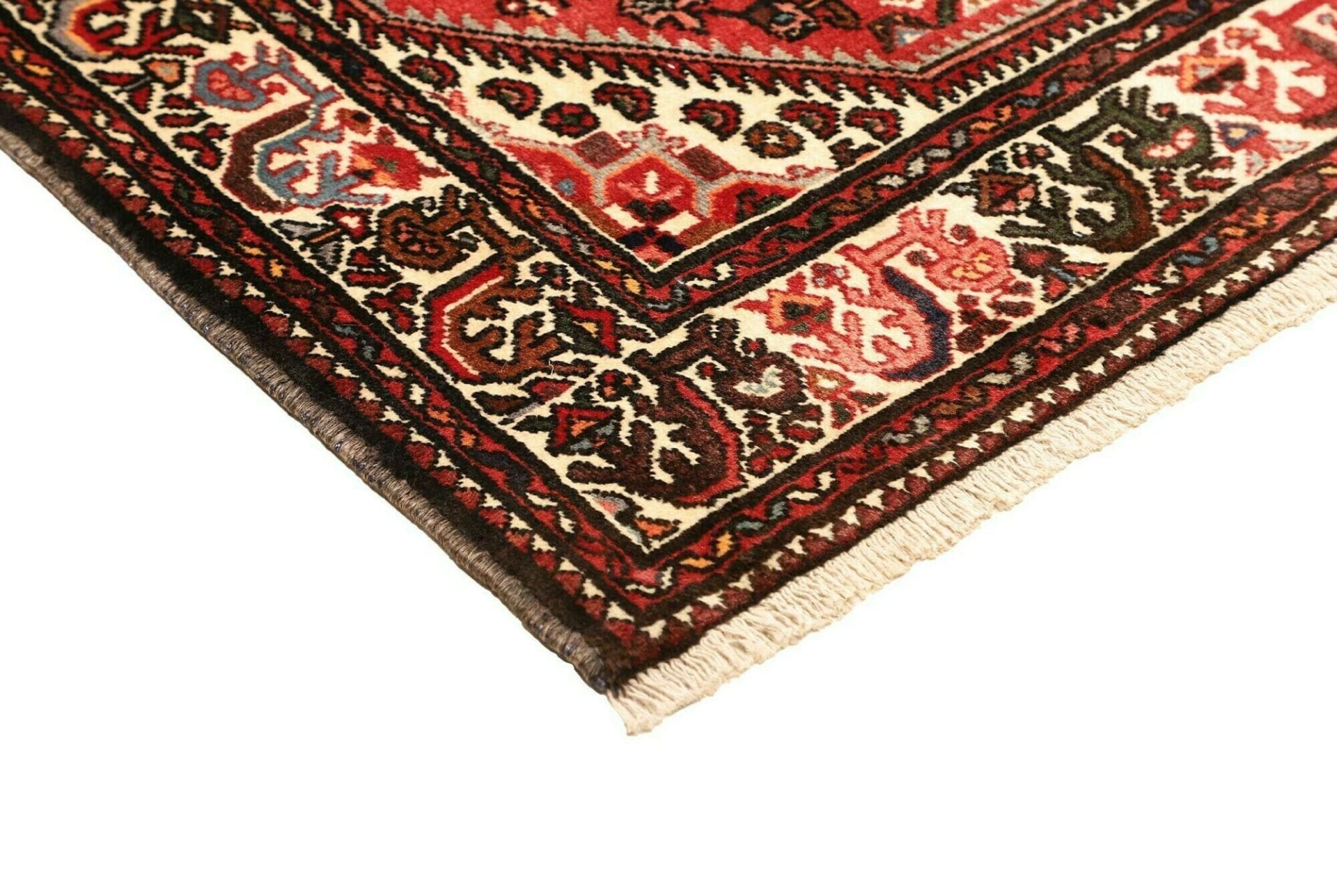 Hamadan Perserteppich 107 × 152 cm aus Wolle, handgeknüpft