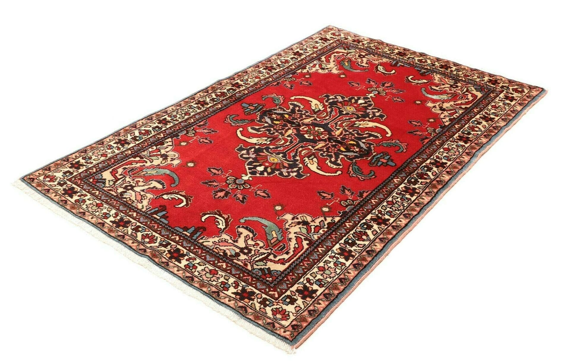 Hamadan Perserteppich aus Iran, 109 × 152 cm