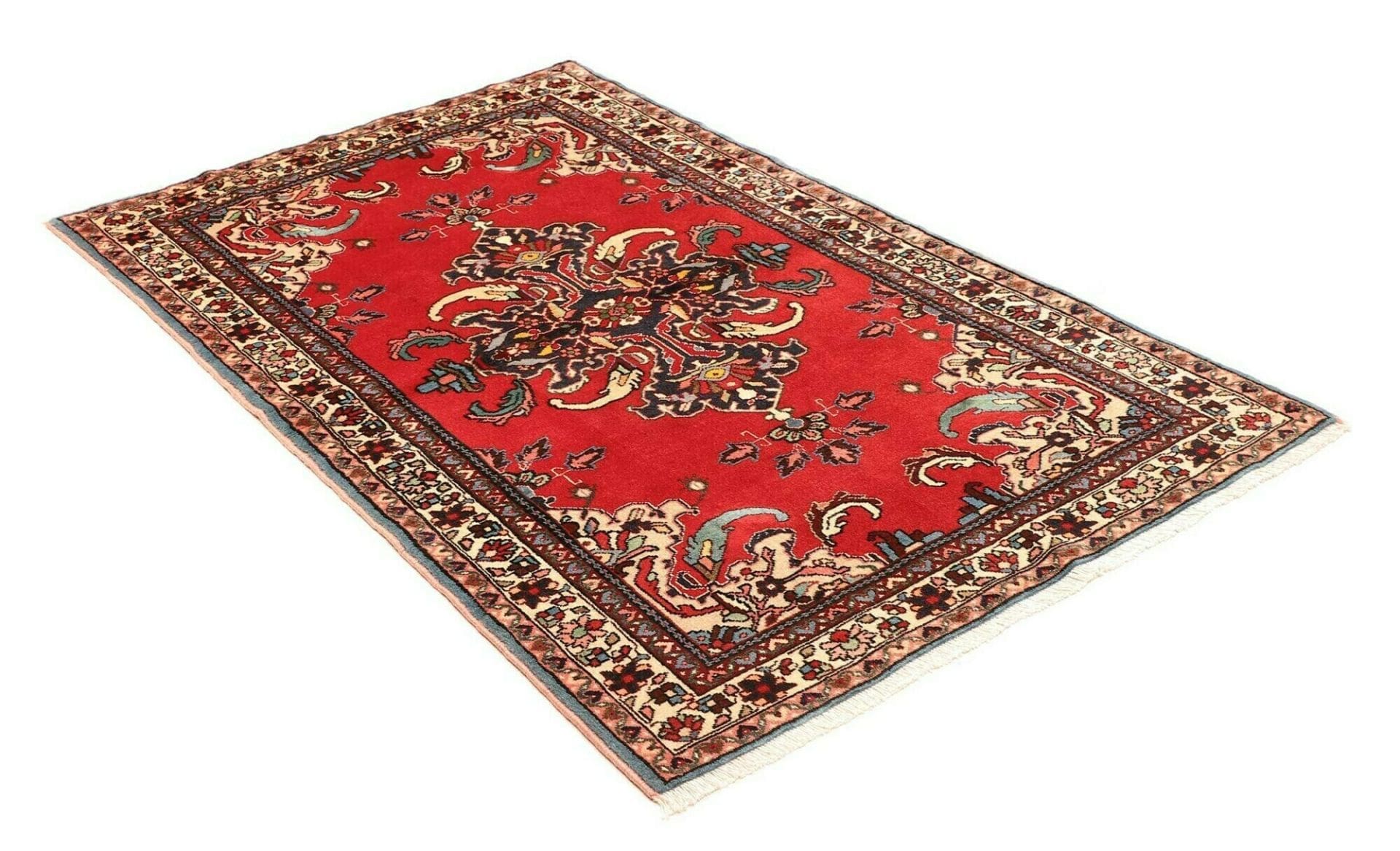 Hamadan Perserteppich aus Iran, 109 × 152 cm