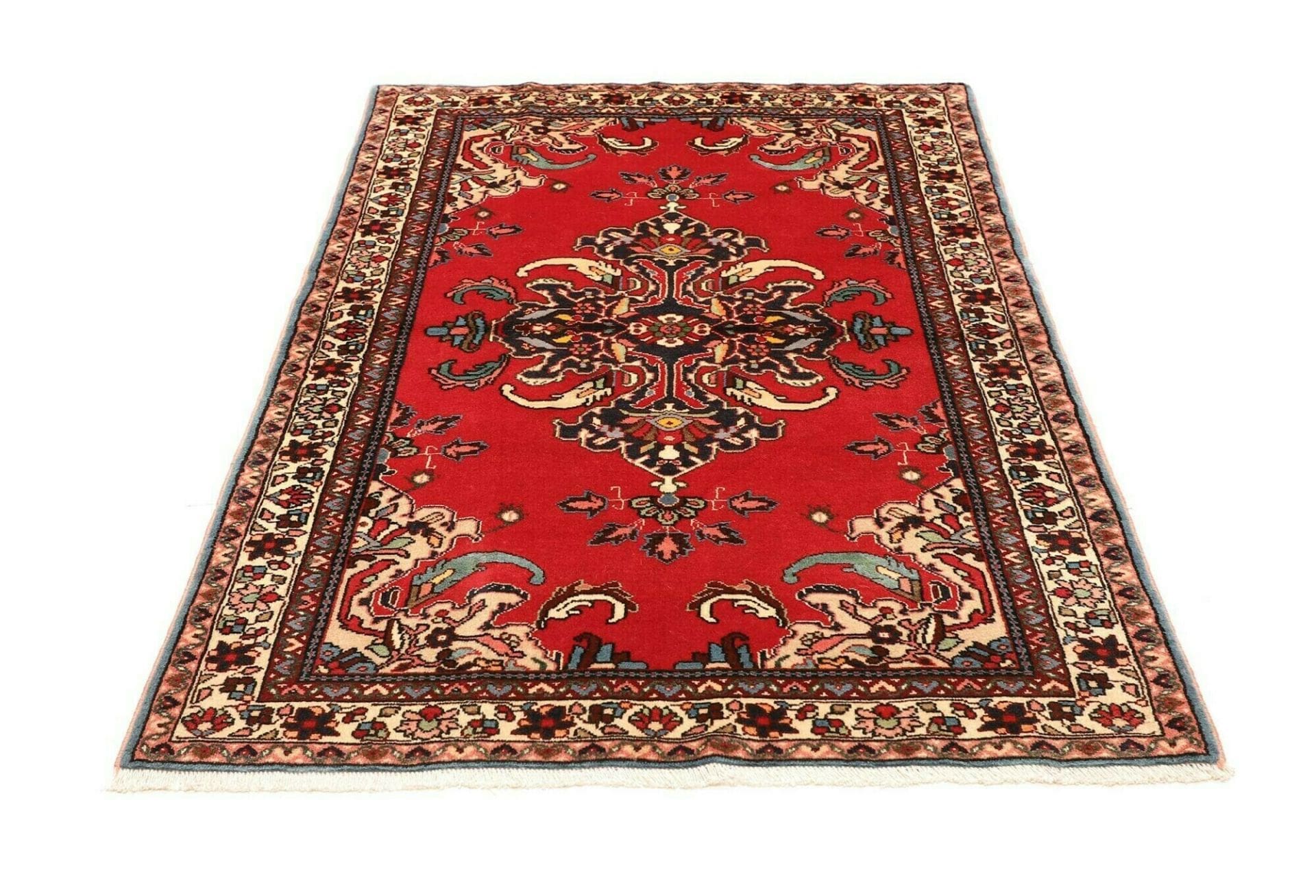 Hamadan Perserteppich aus Iran, 109 × 152 cm