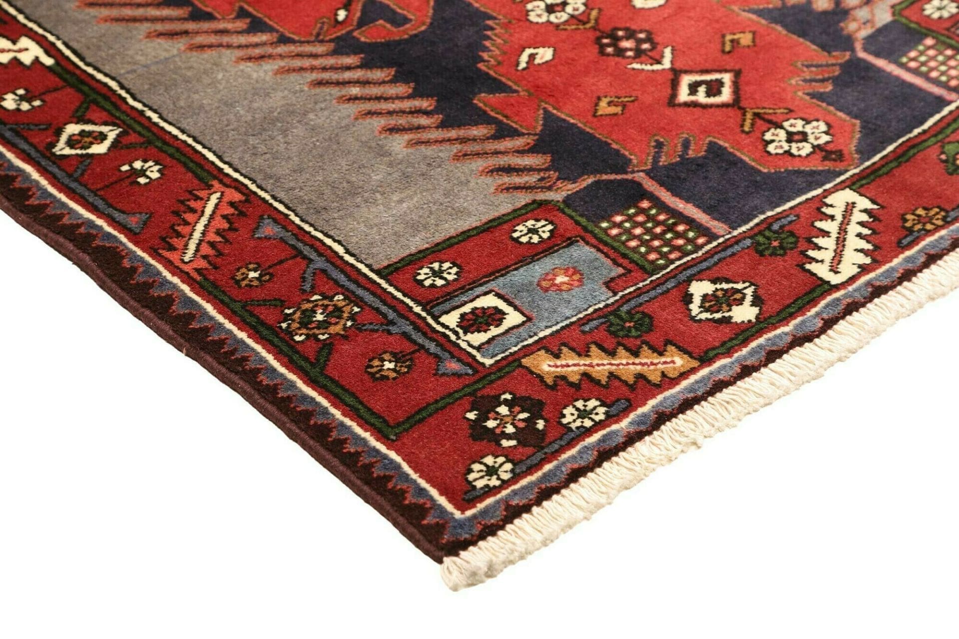 Hamadan Herati Perserteppich aus Iran, 111 × 150 cm
